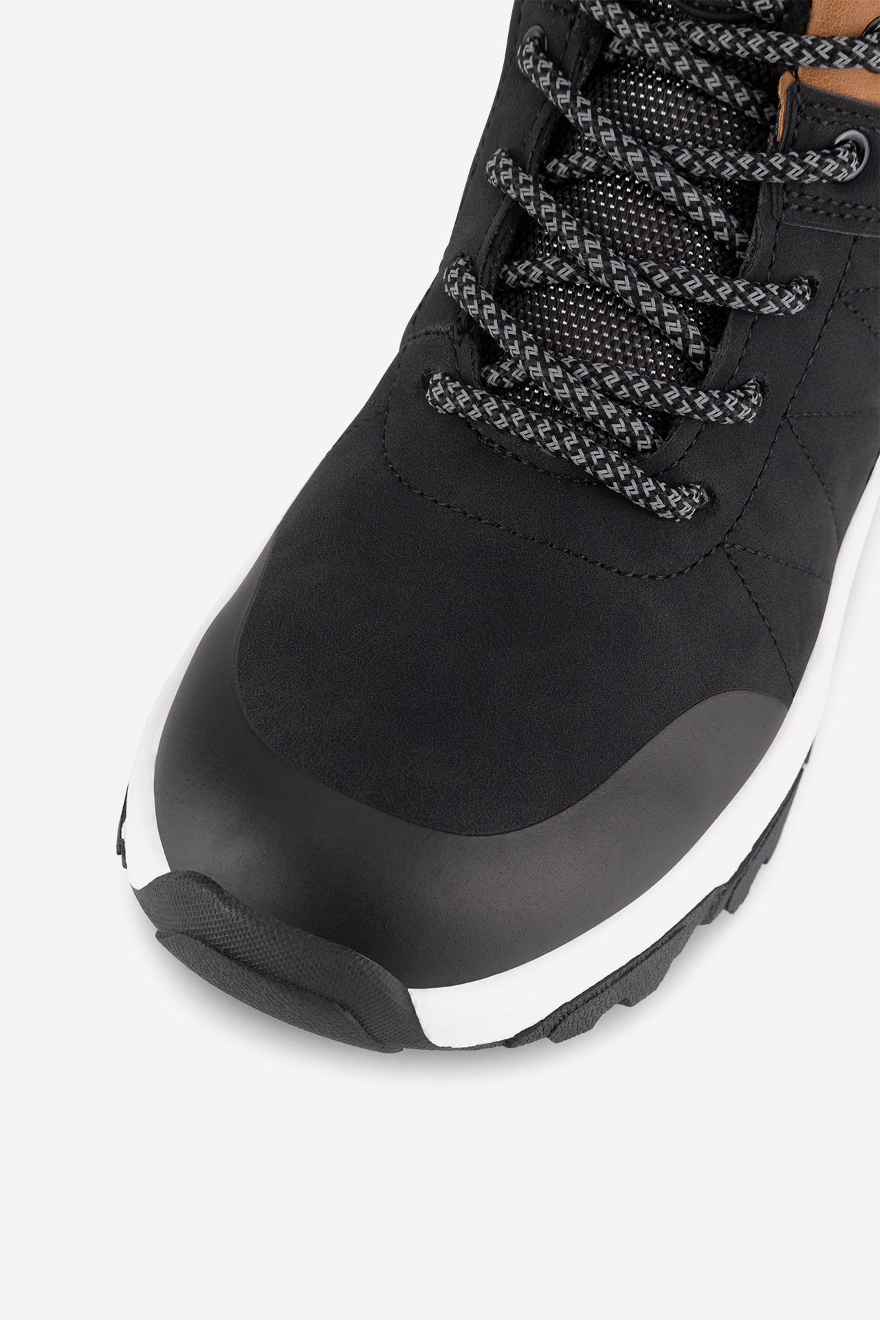 Gležnjarji z vezalkami Črna