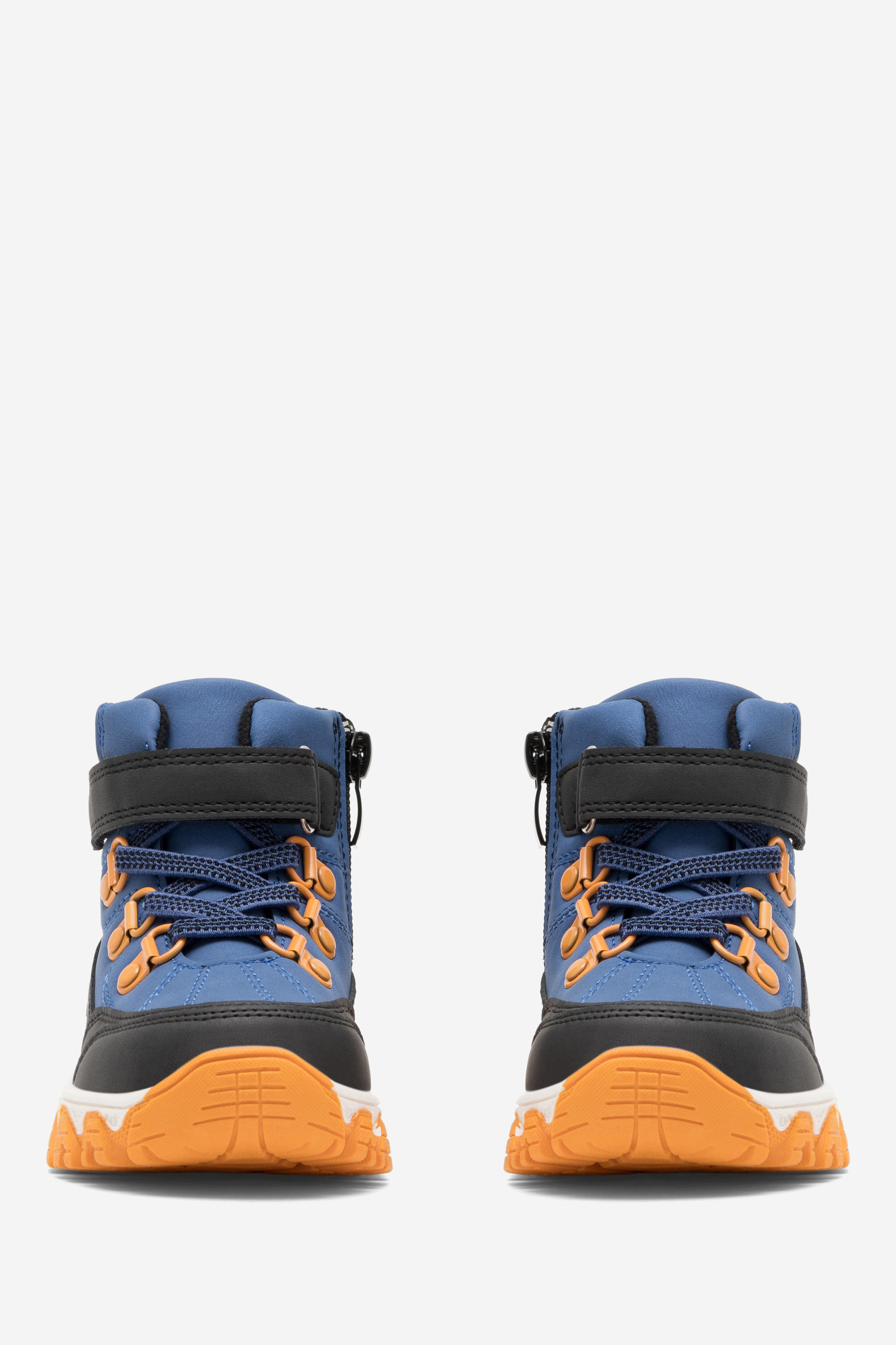 Gležnjarji z vezalkami Modra