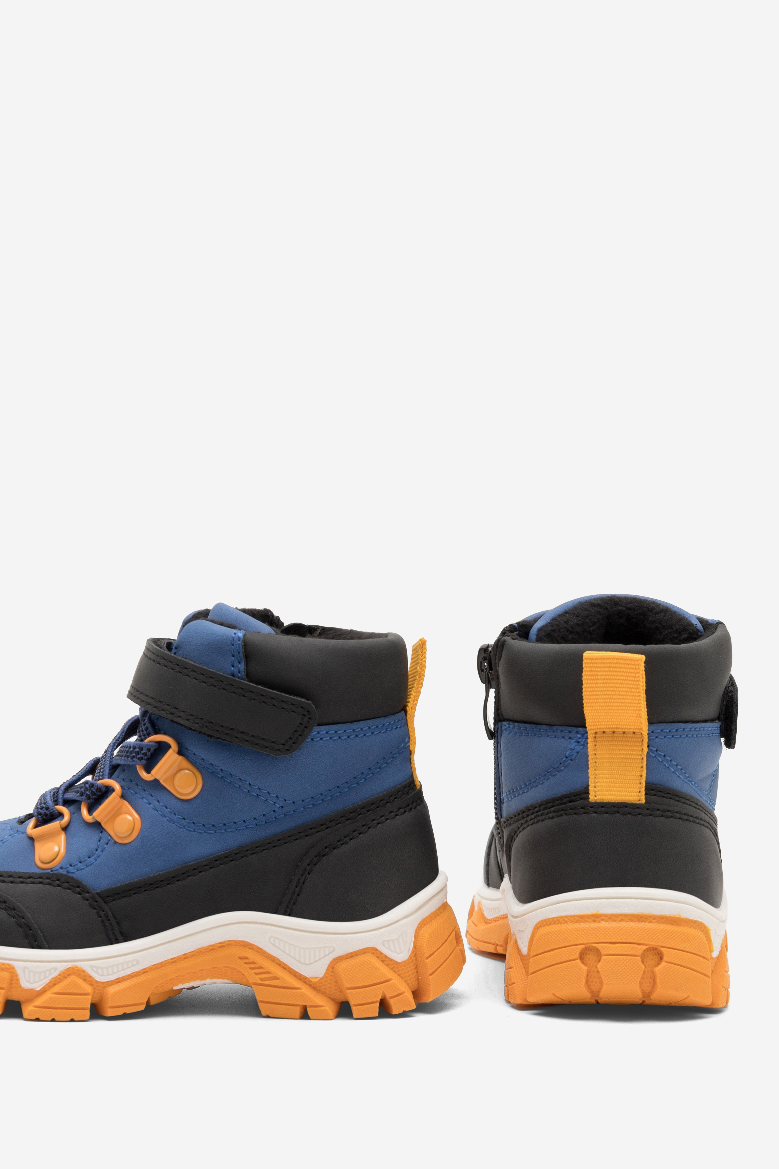 Gležnjarji z vezalkami Modra