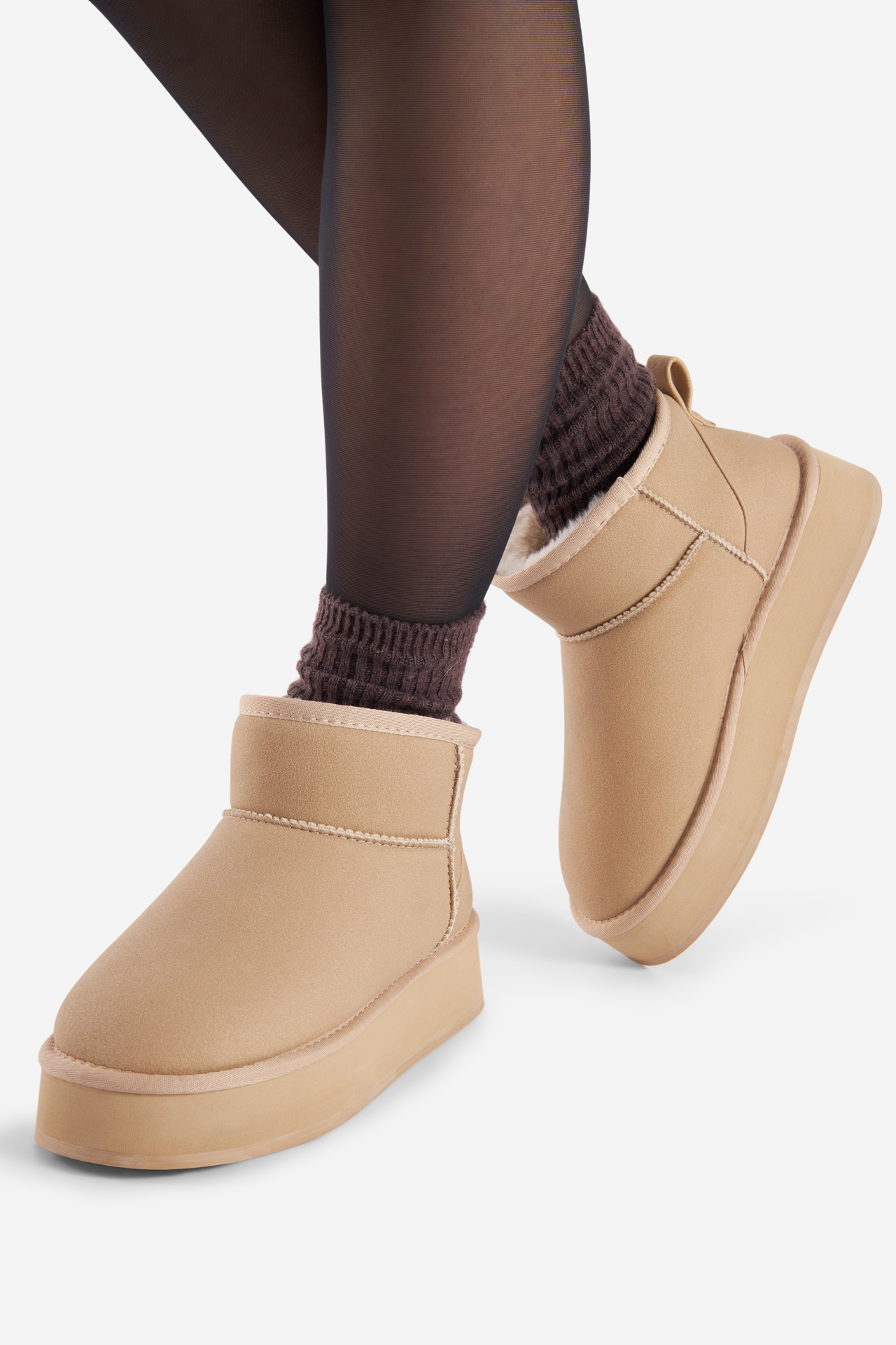 Kotníková obuv BÉŽOVÁ