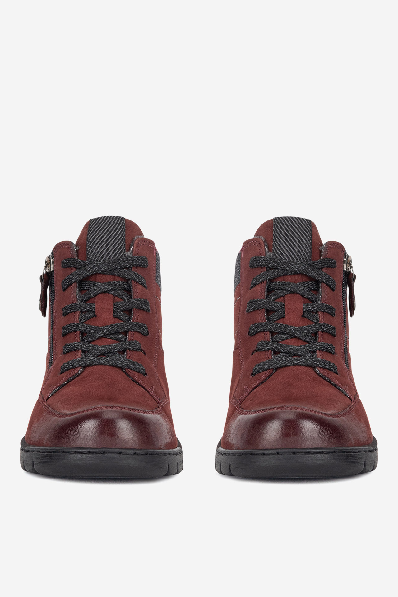 Gležnjače s vezicama Kestensmeđe