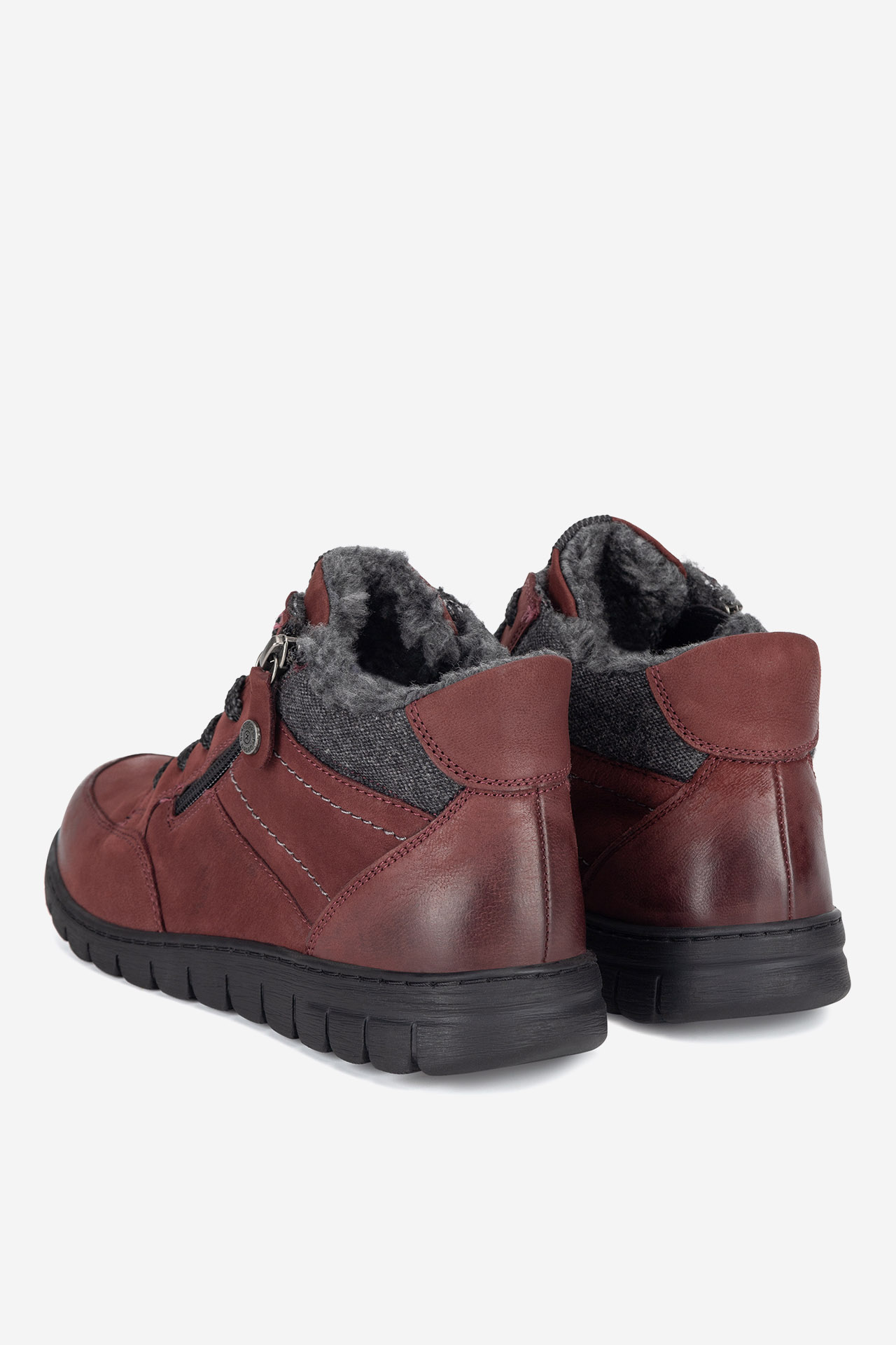 Gležnjače s vezicama Kestensmeđe