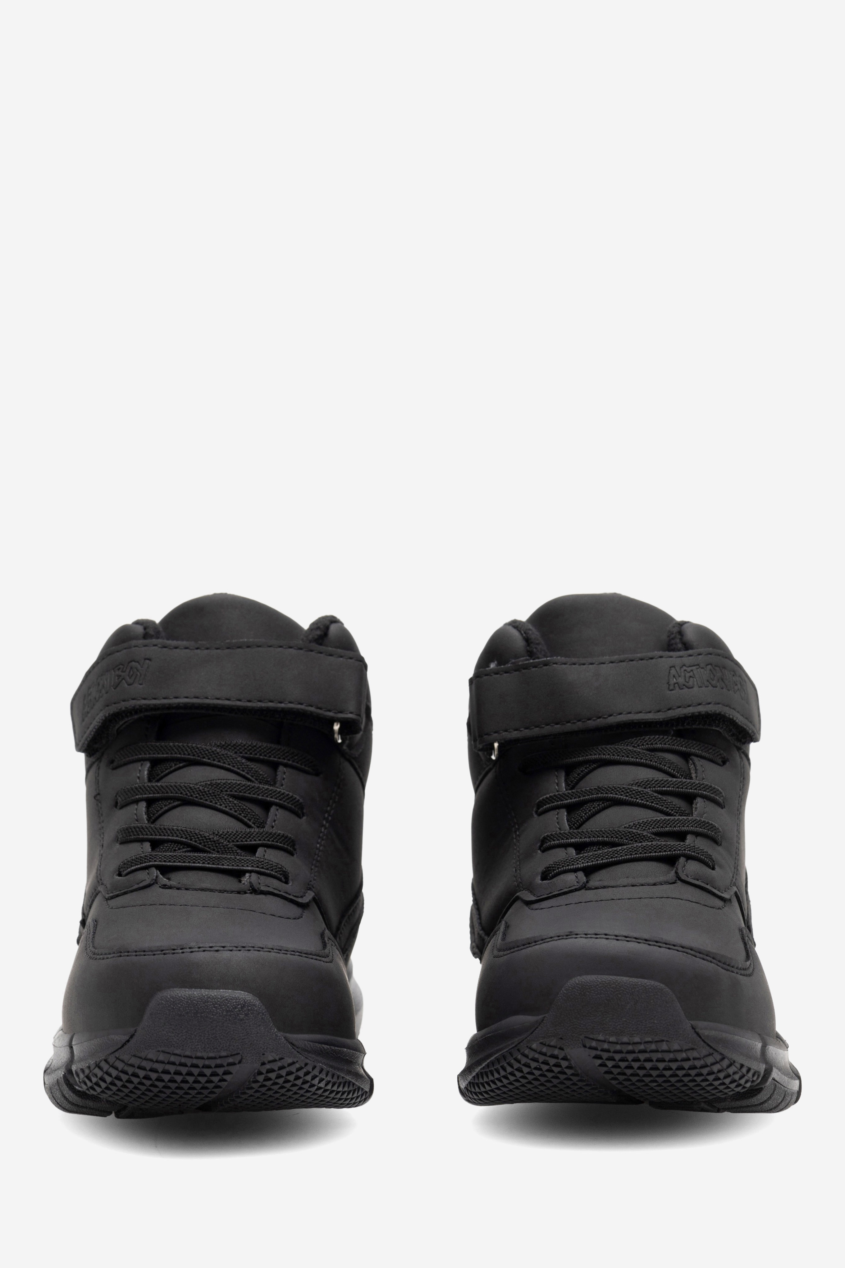 Gležnjarji z vezalkami Črna