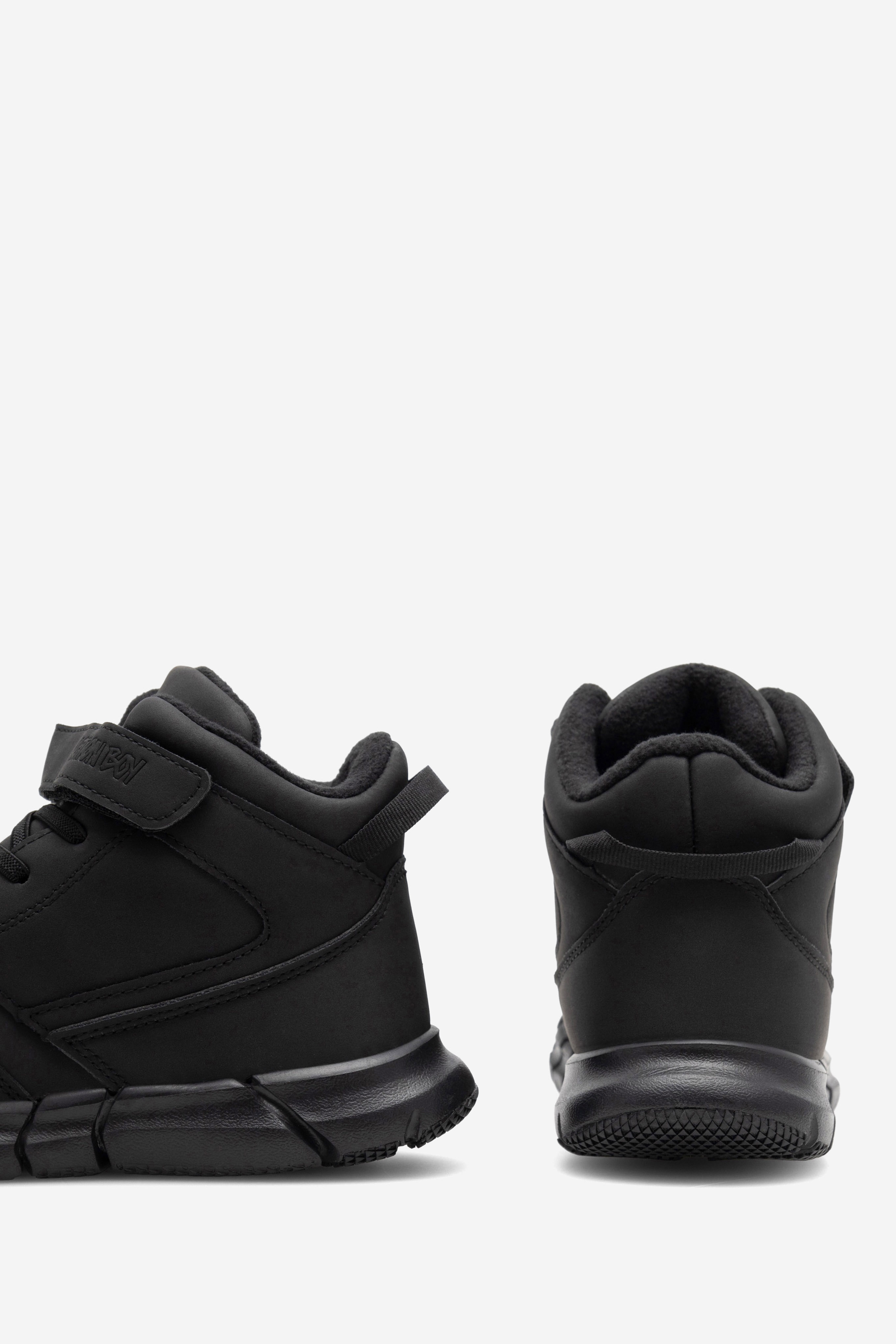 Gležnjarji z vezalkami Črna