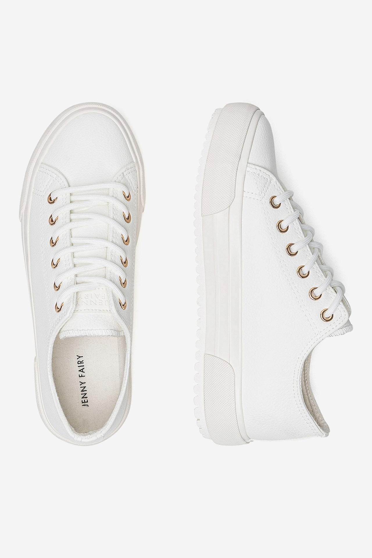 Platnene superge Bela