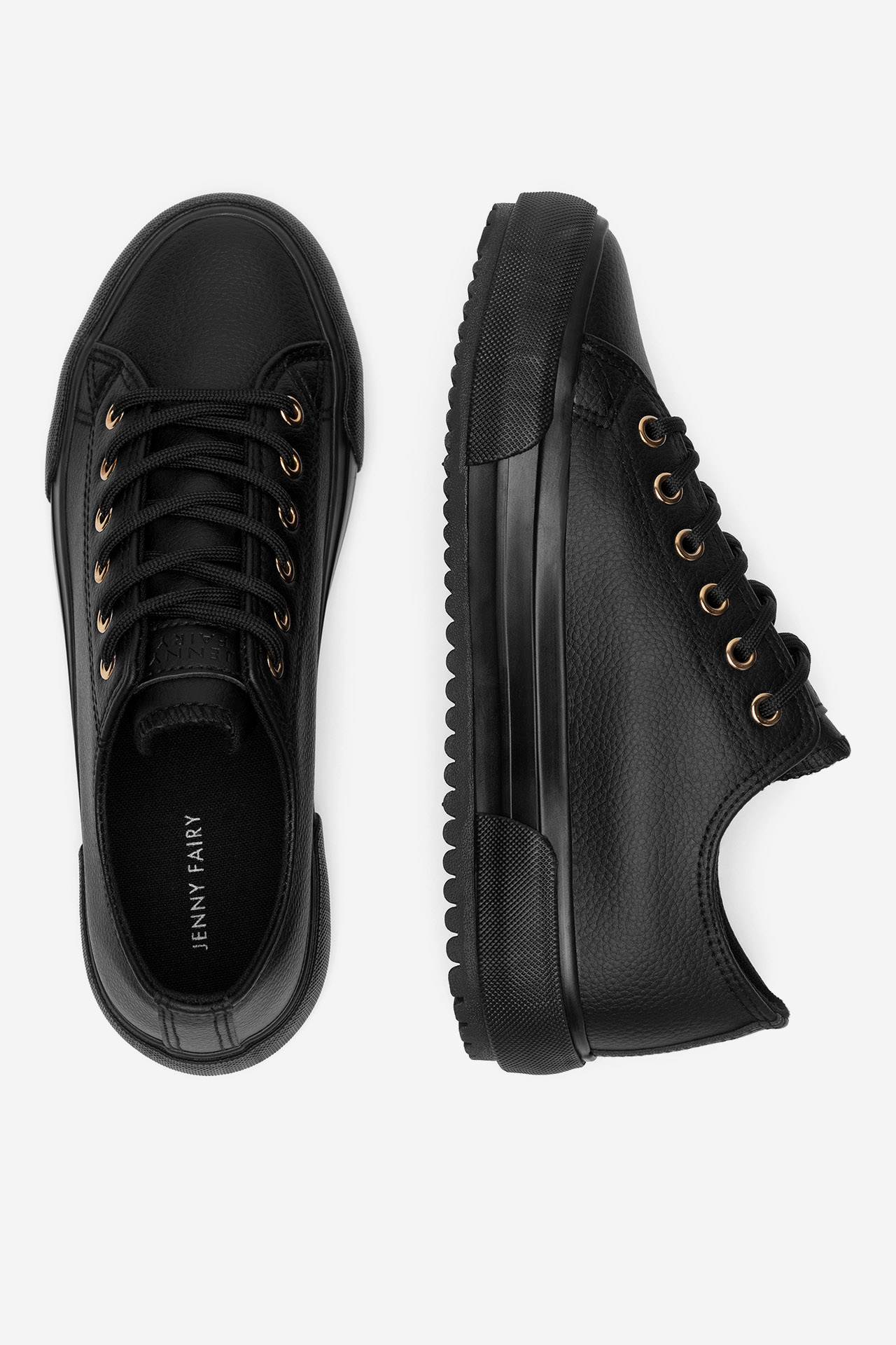 Platnene superge Črna