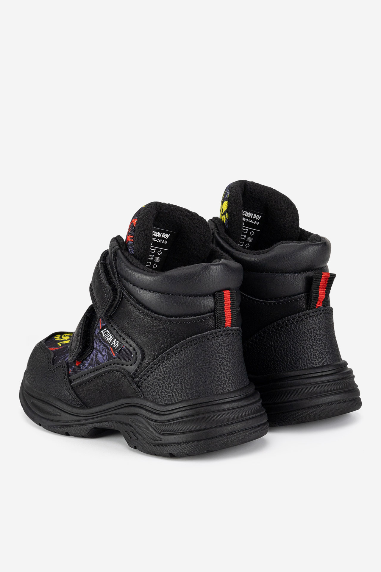 Gležnjarji z vezalkami Črna