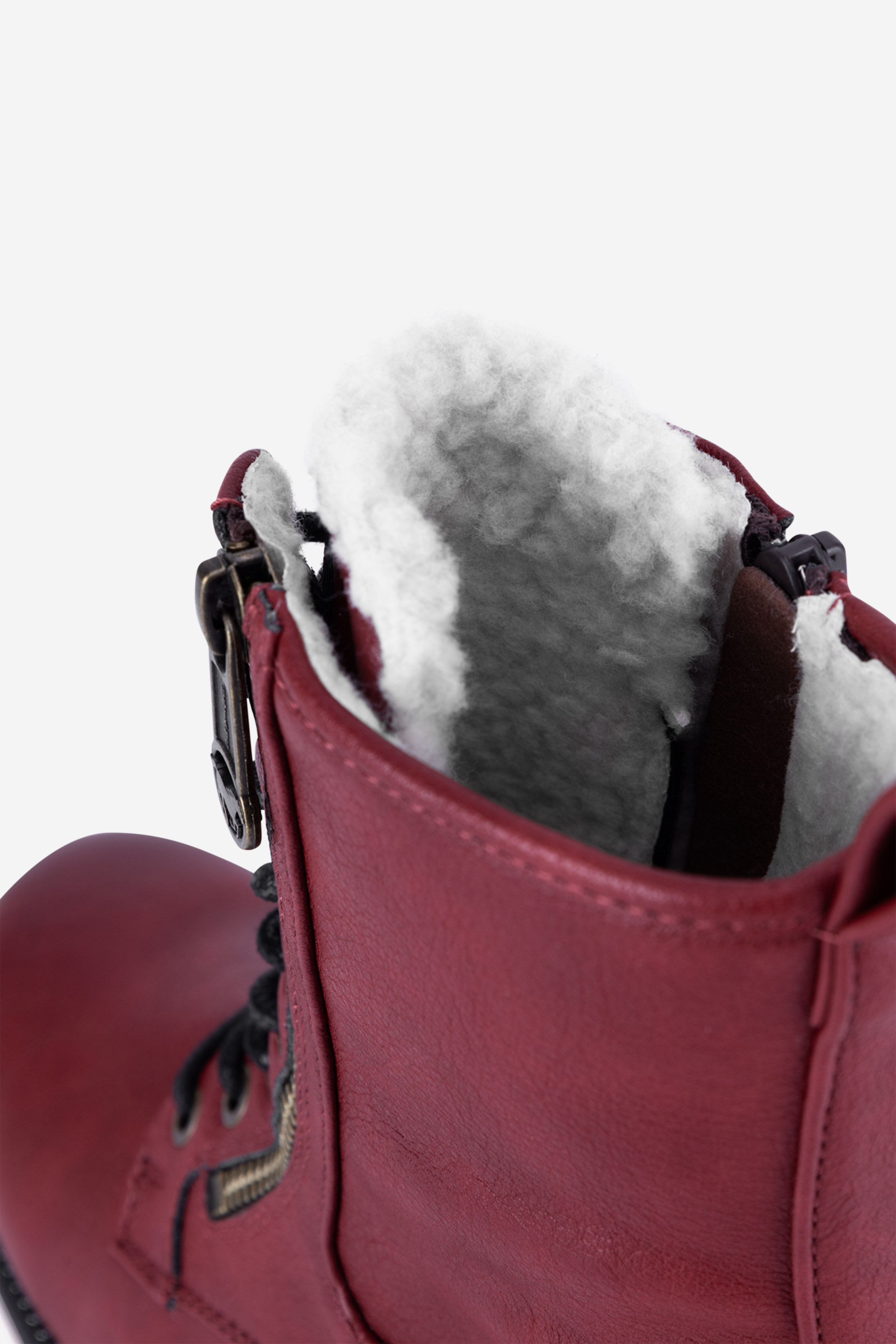 Gležnjarji z vezalkami Rdeča