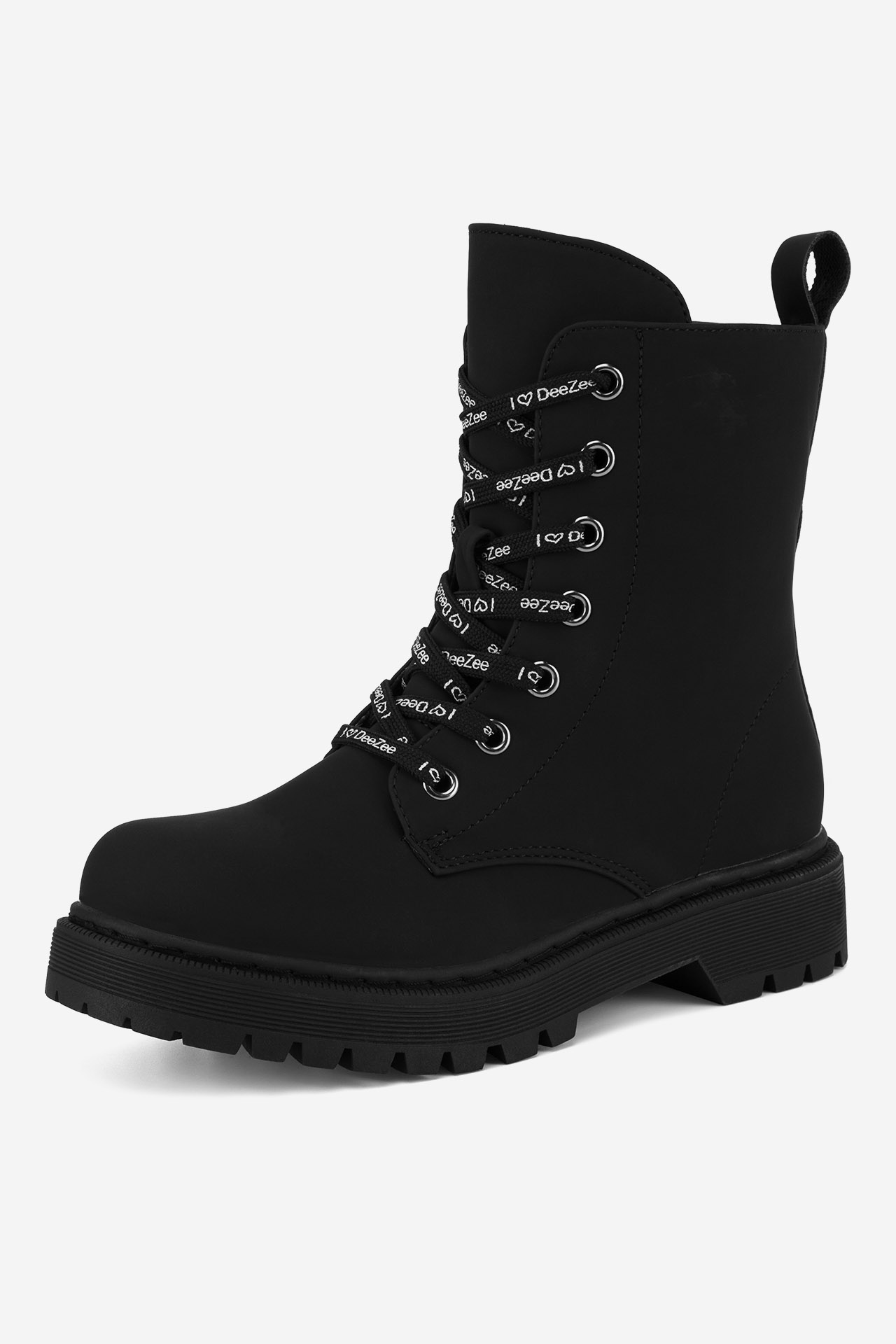 Gležnjarji z vezalkami Črna