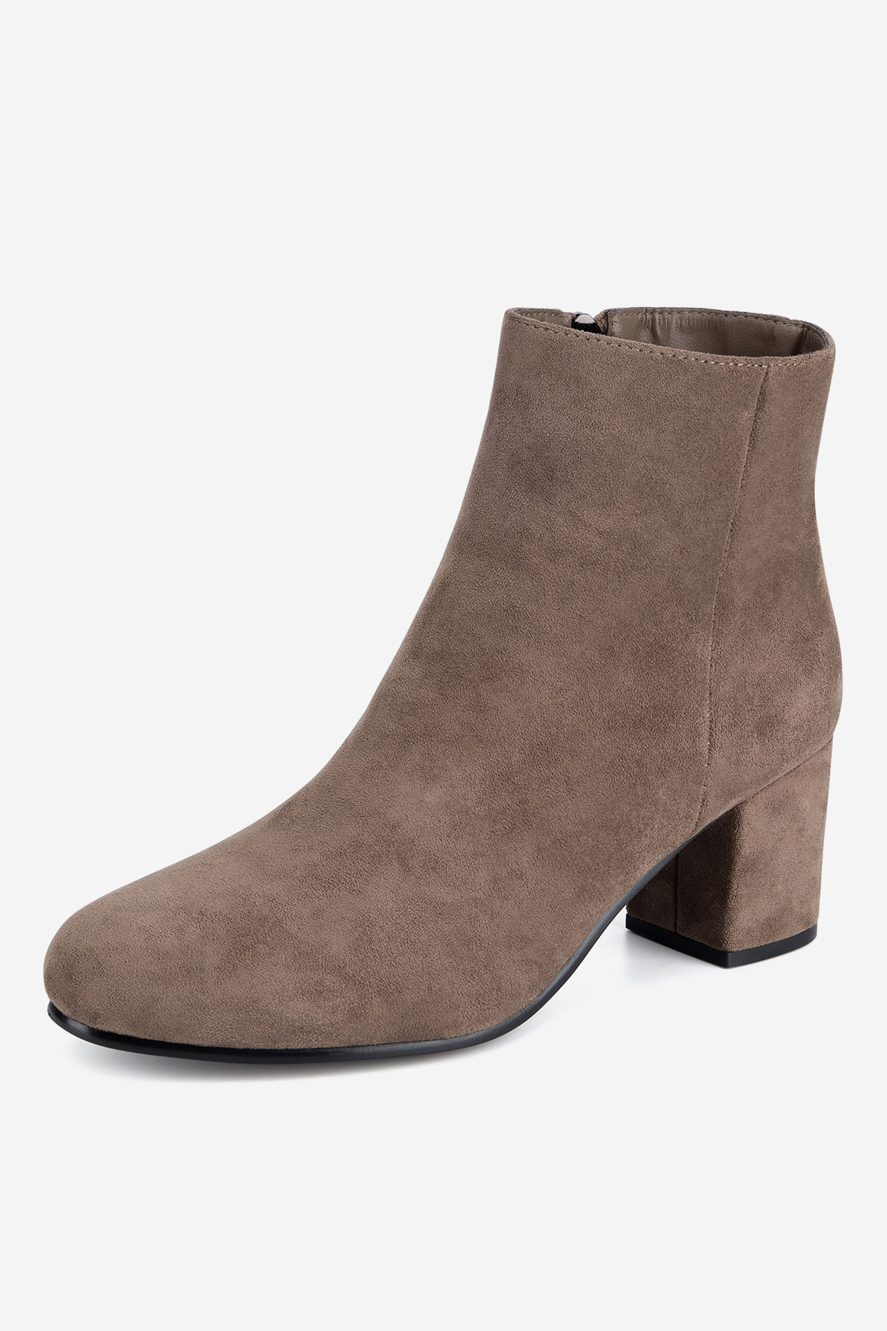 Kotníková obuv TMAVĚ BÉŽOVÁ