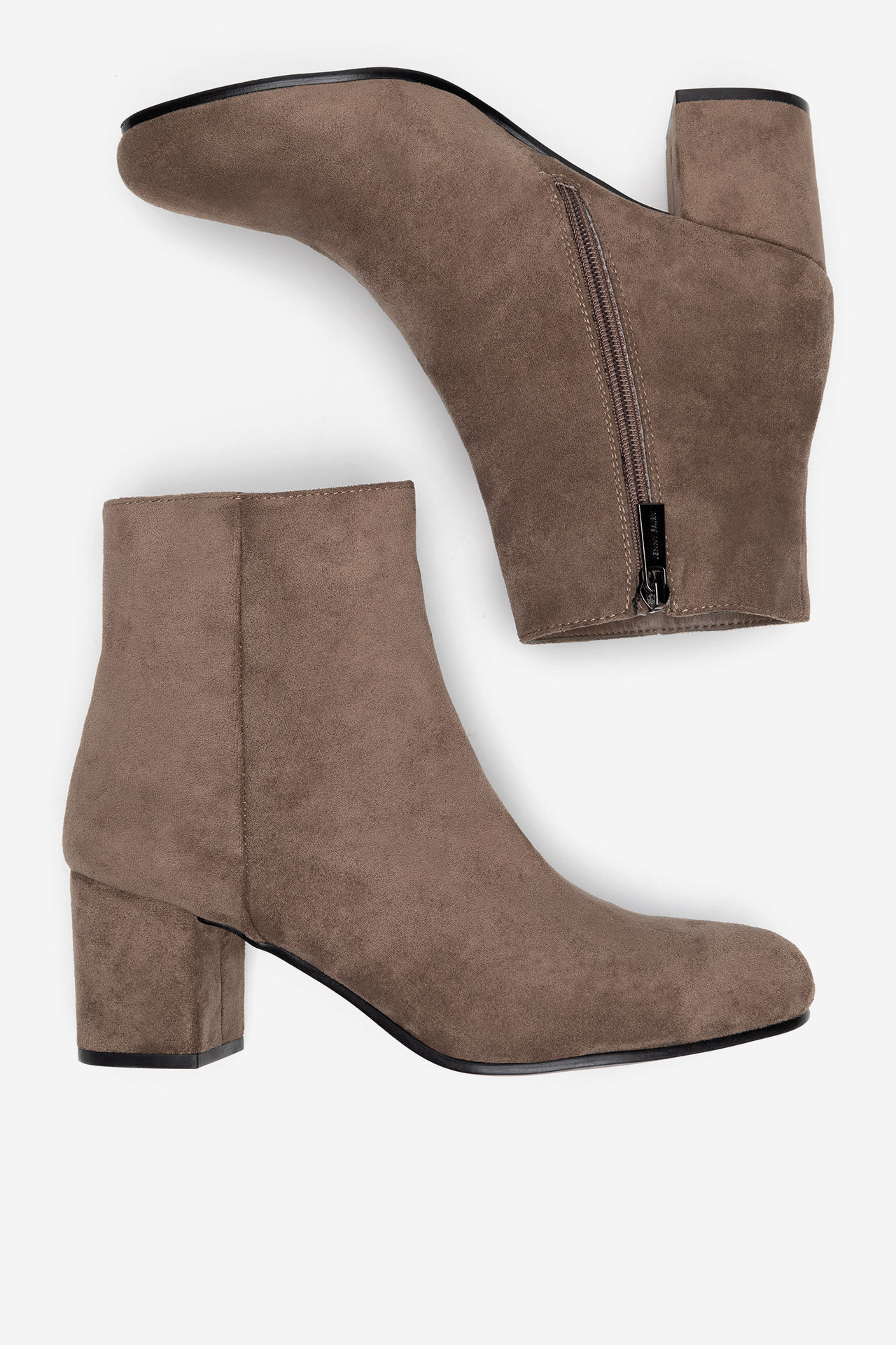 Kotníková obuv TMAVĚ BÉŽOVÁ