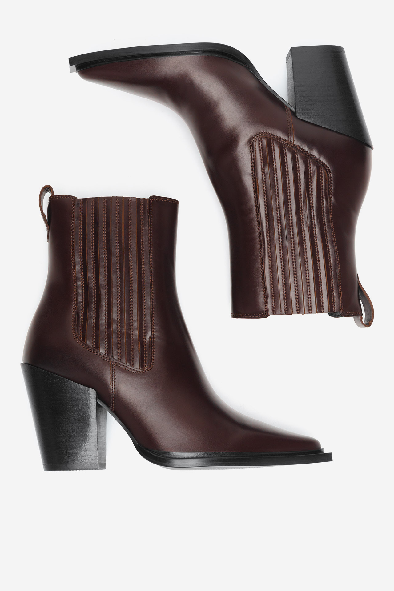 Škornji Čokoladno rjava