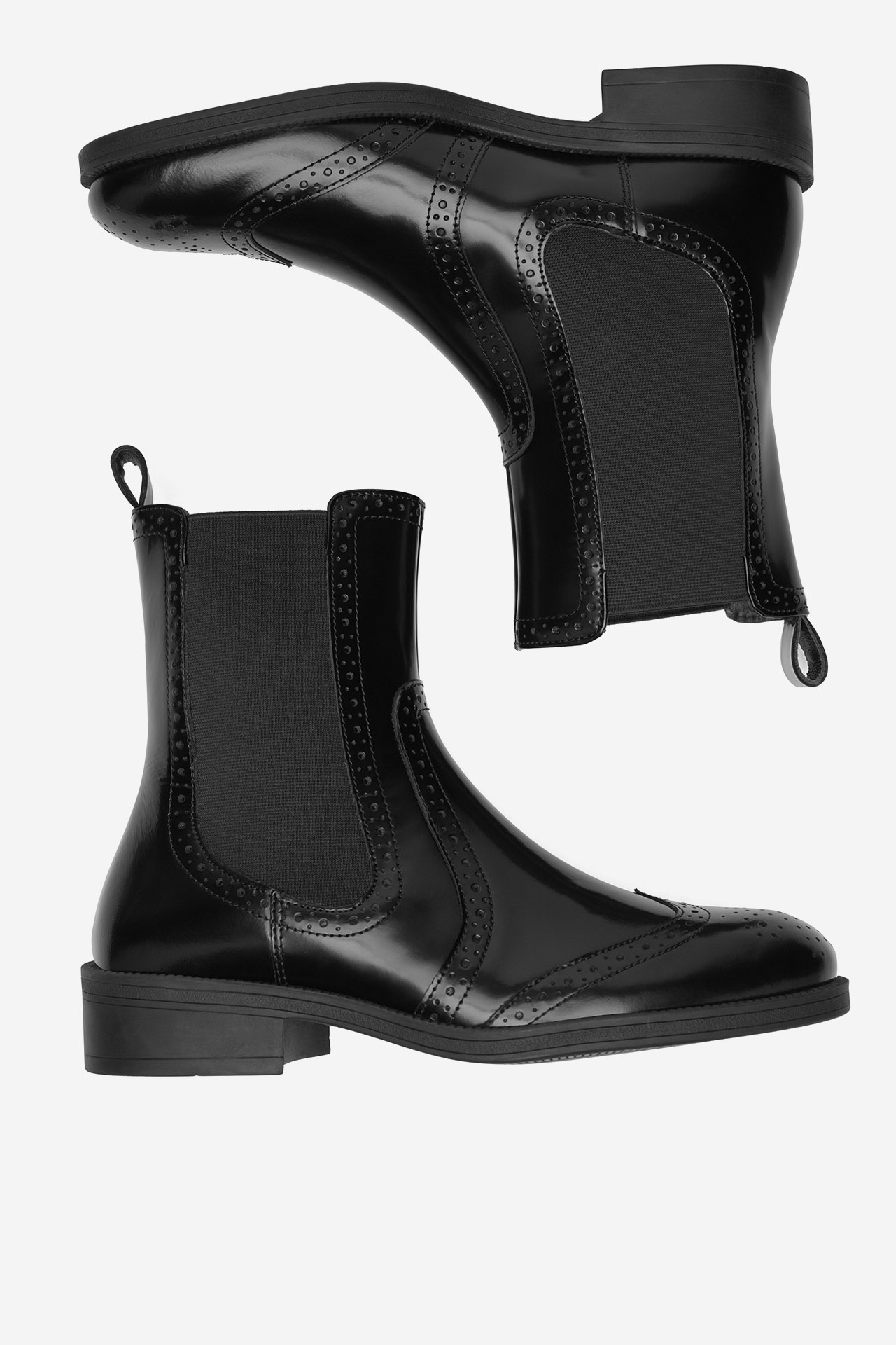 Kotníková obuv ČERNÁ