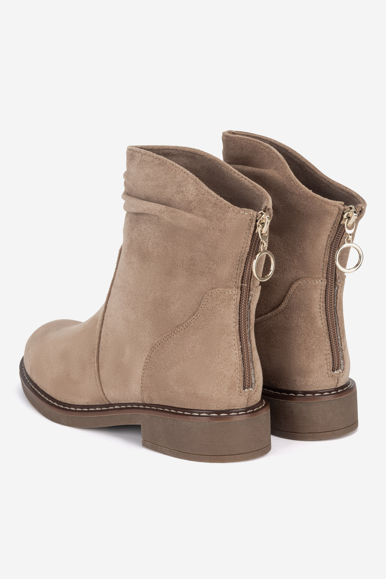 Kotníková obuv BÉŽOVÁ