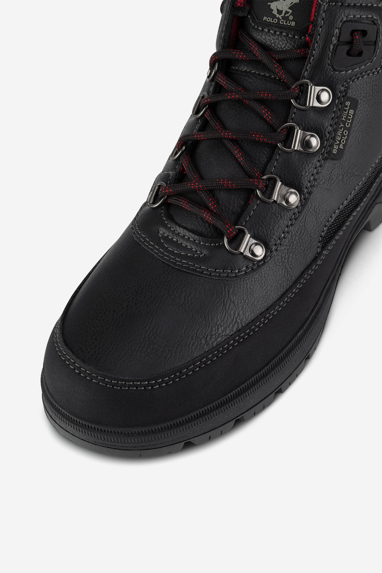 Šněrovací vyšší obuv ČERNÁ