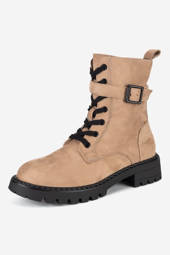 Šněrovací vyšší obuv DeeZee WS6111-27 Béžová