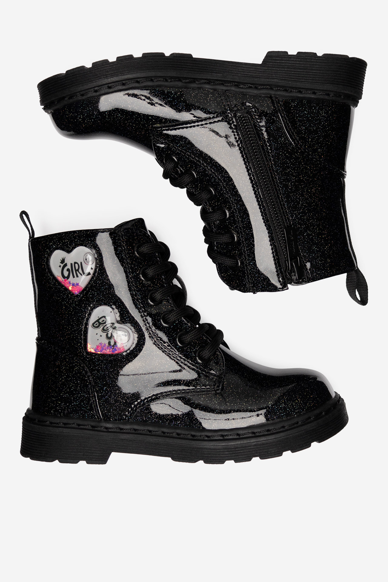 Šnurovacie topánky Svetlo ružová