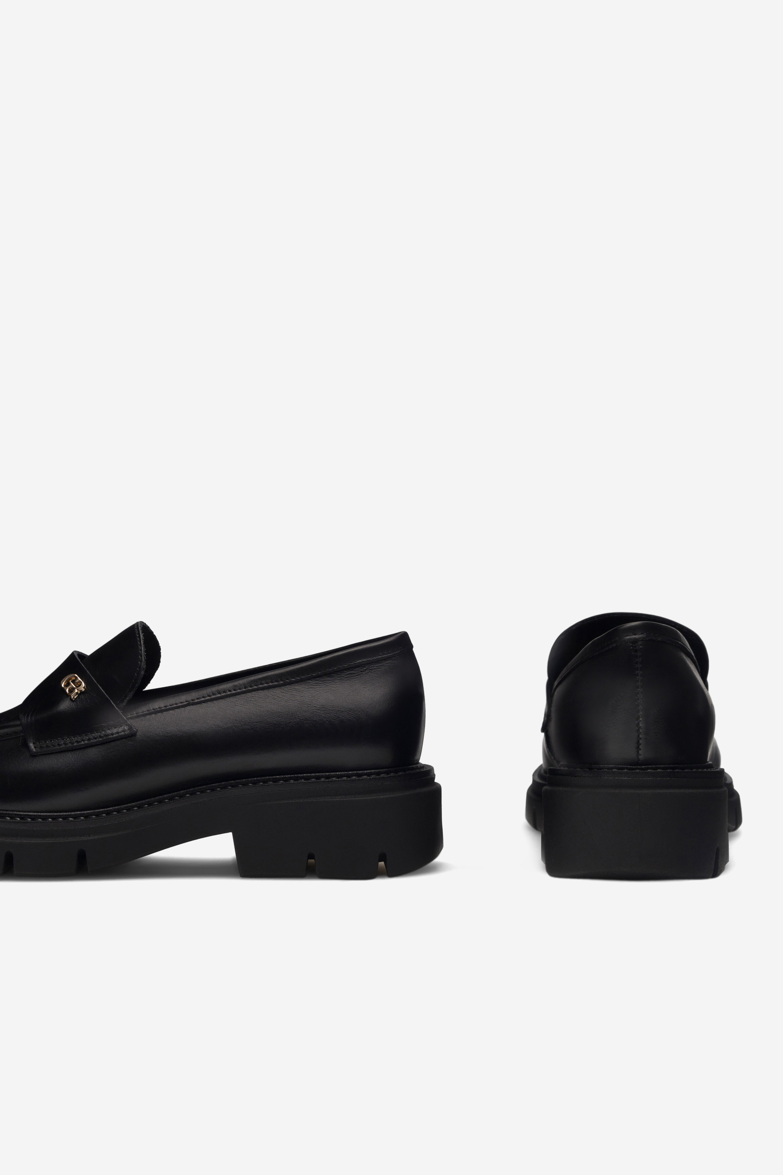 Čevlji brez vezalk Črna