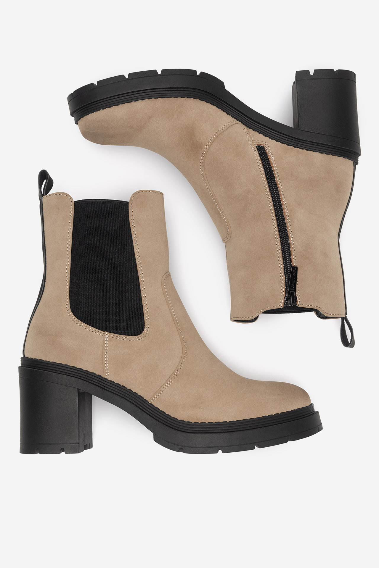 Kotníková obuv BÉŽOVÁ