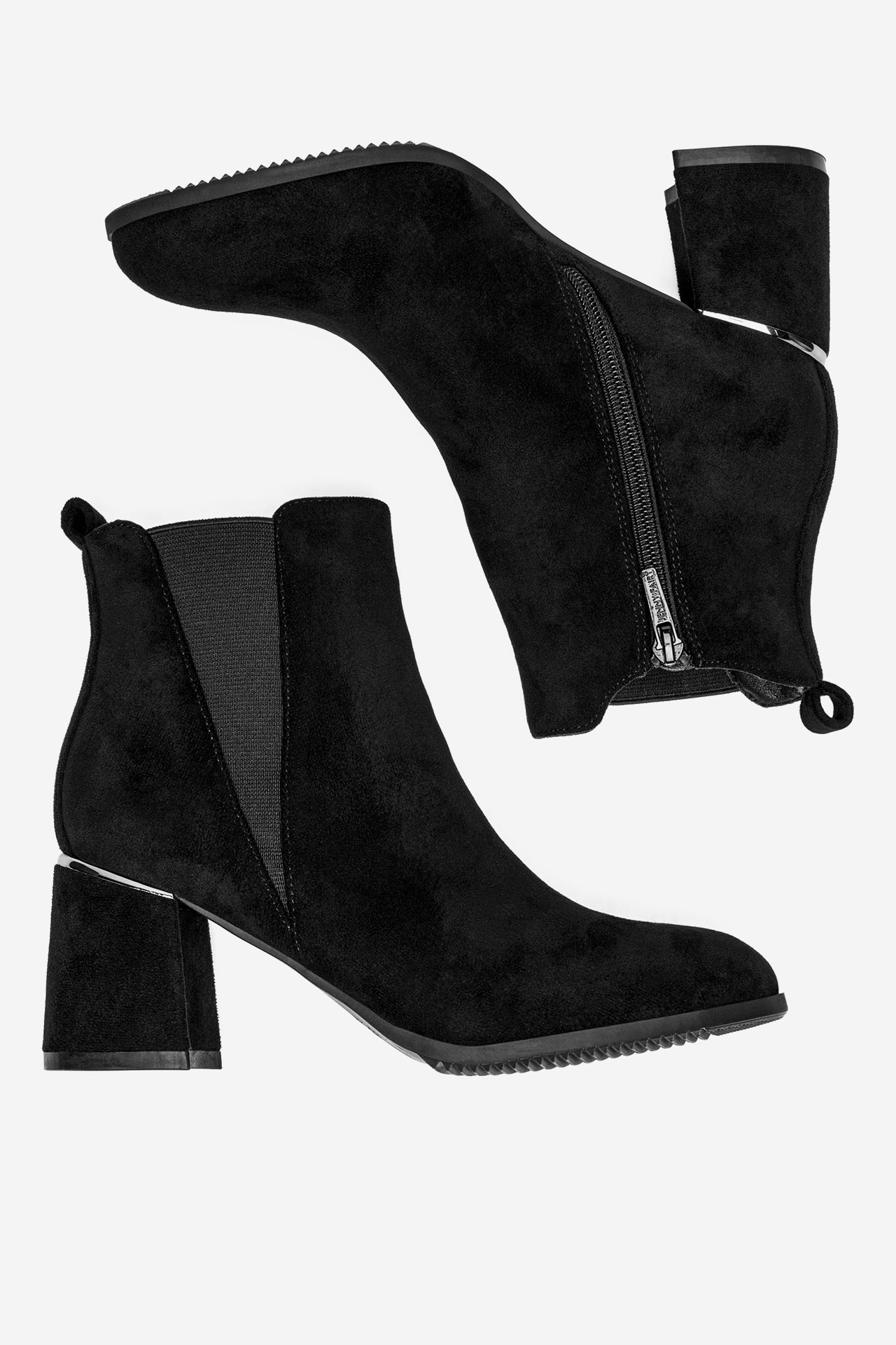 Kotníková obuv ČERNÁ