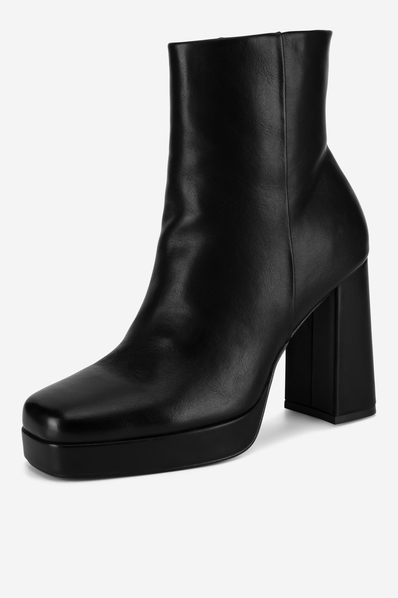 Členková obuv Čierna