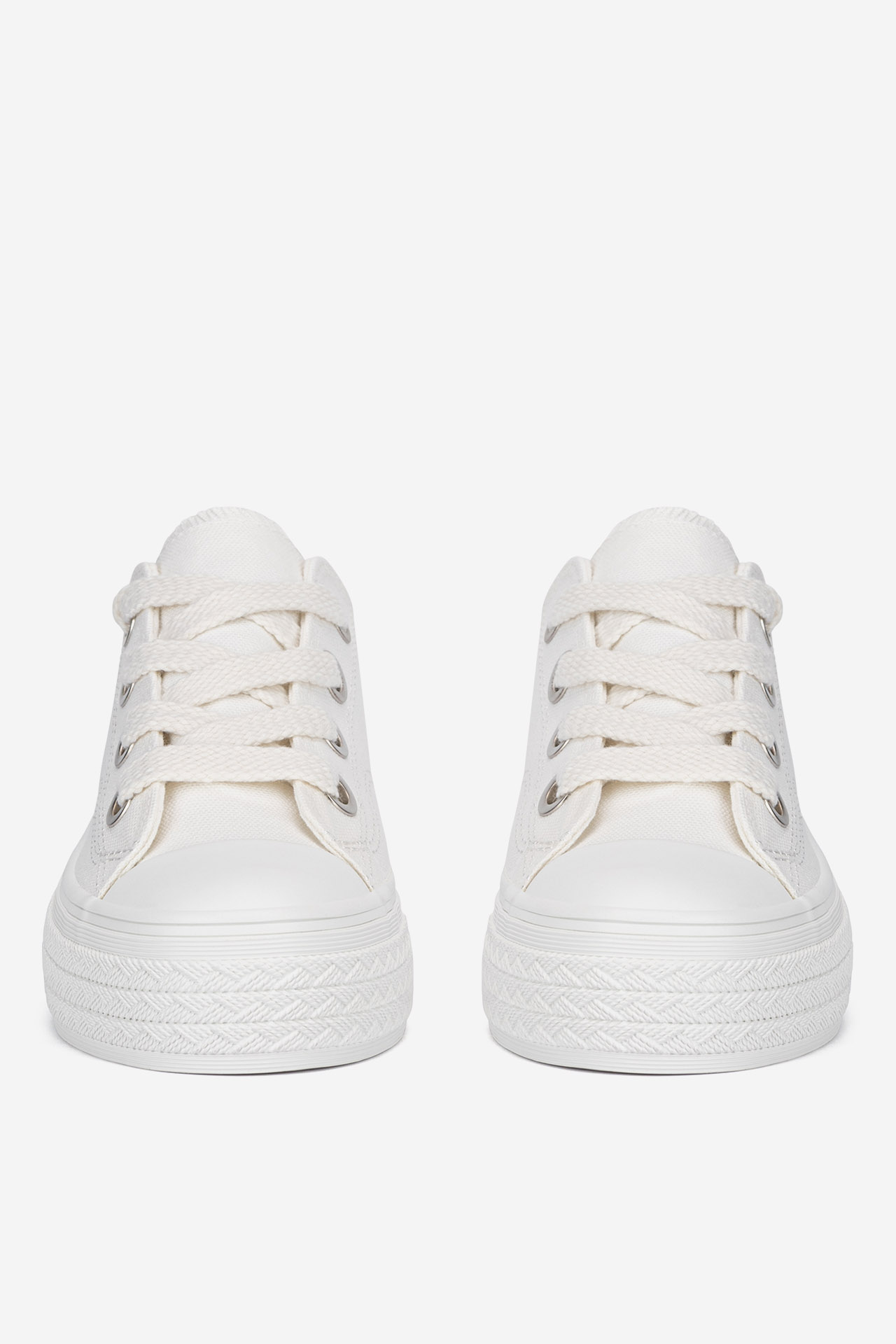 Plátěná obuv BÍLÁ