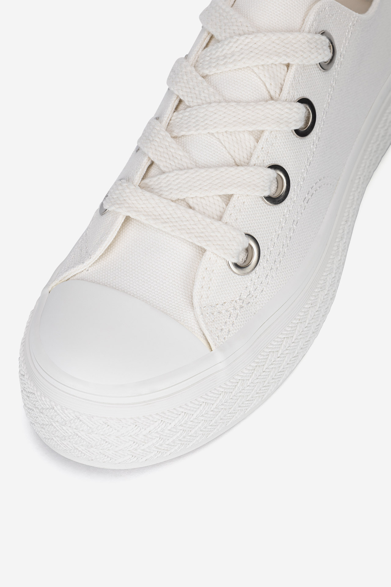 Plátěná obuv BÍLÁ