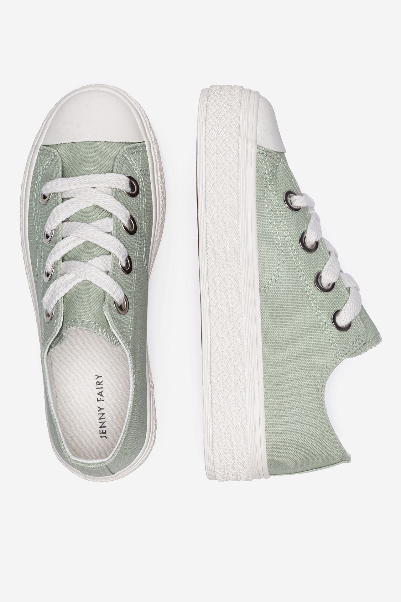 Plátěná obuv ZELENÁ