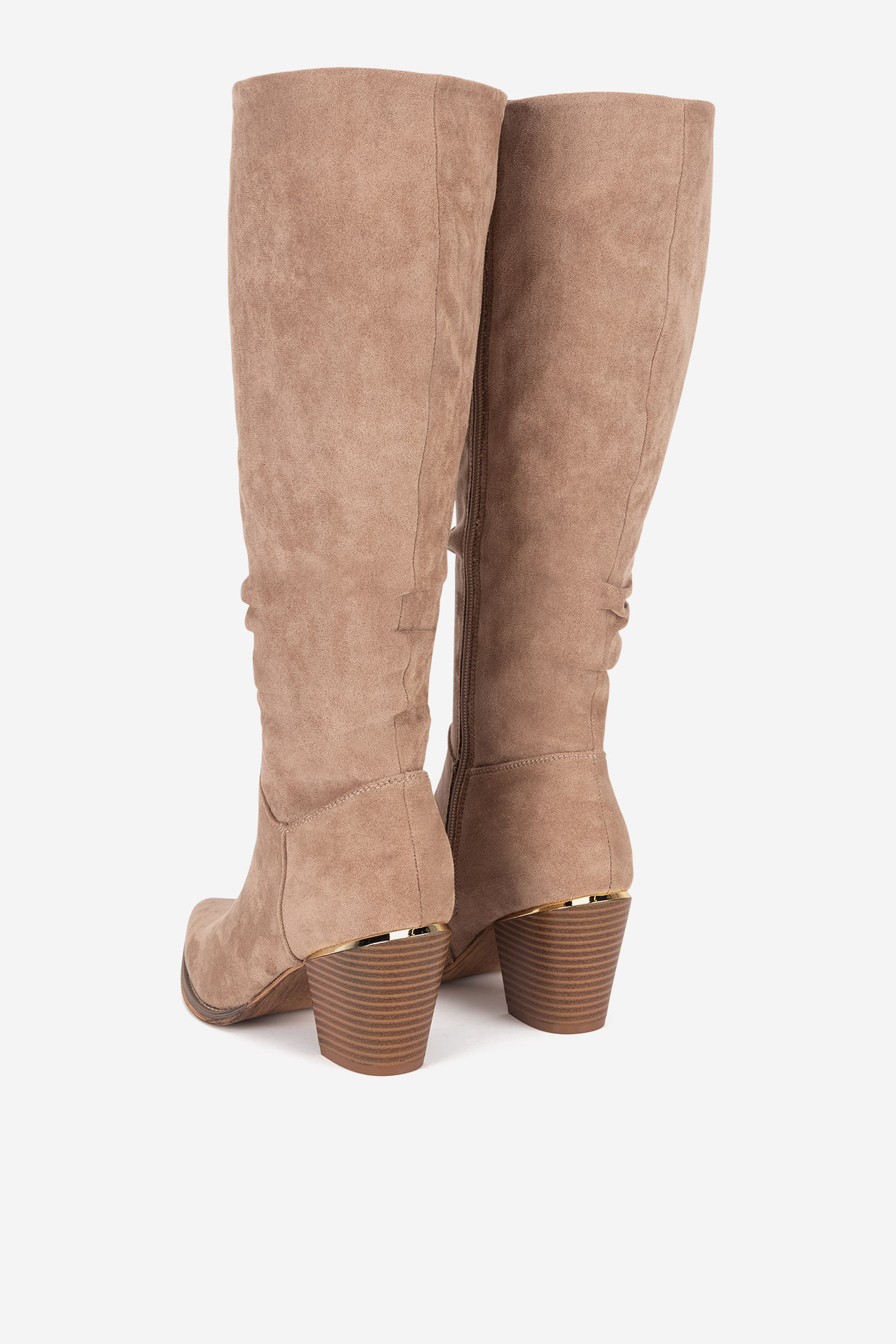 Čižmy Tmavo béžová