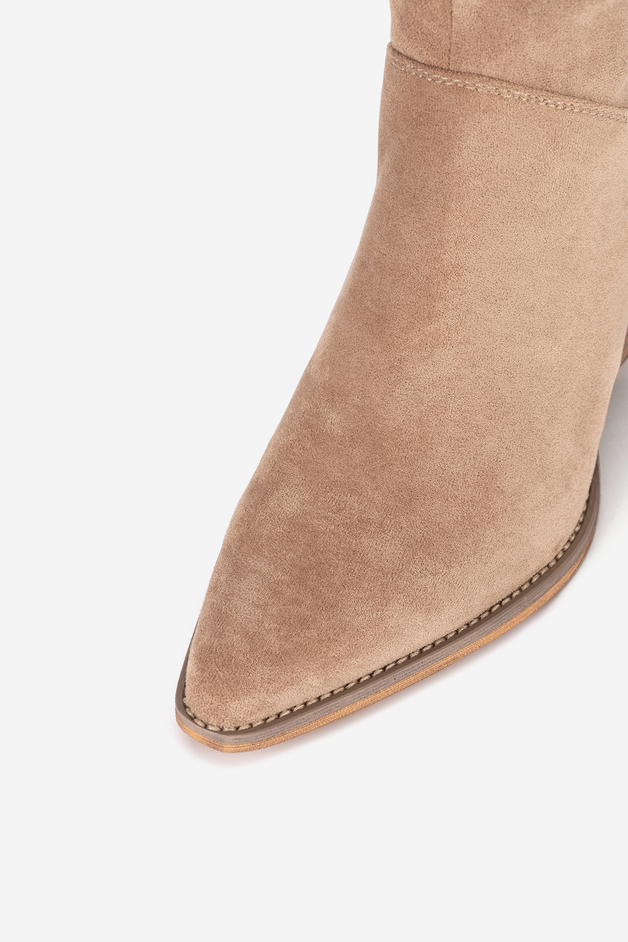 Čižmy Tmavo béžová