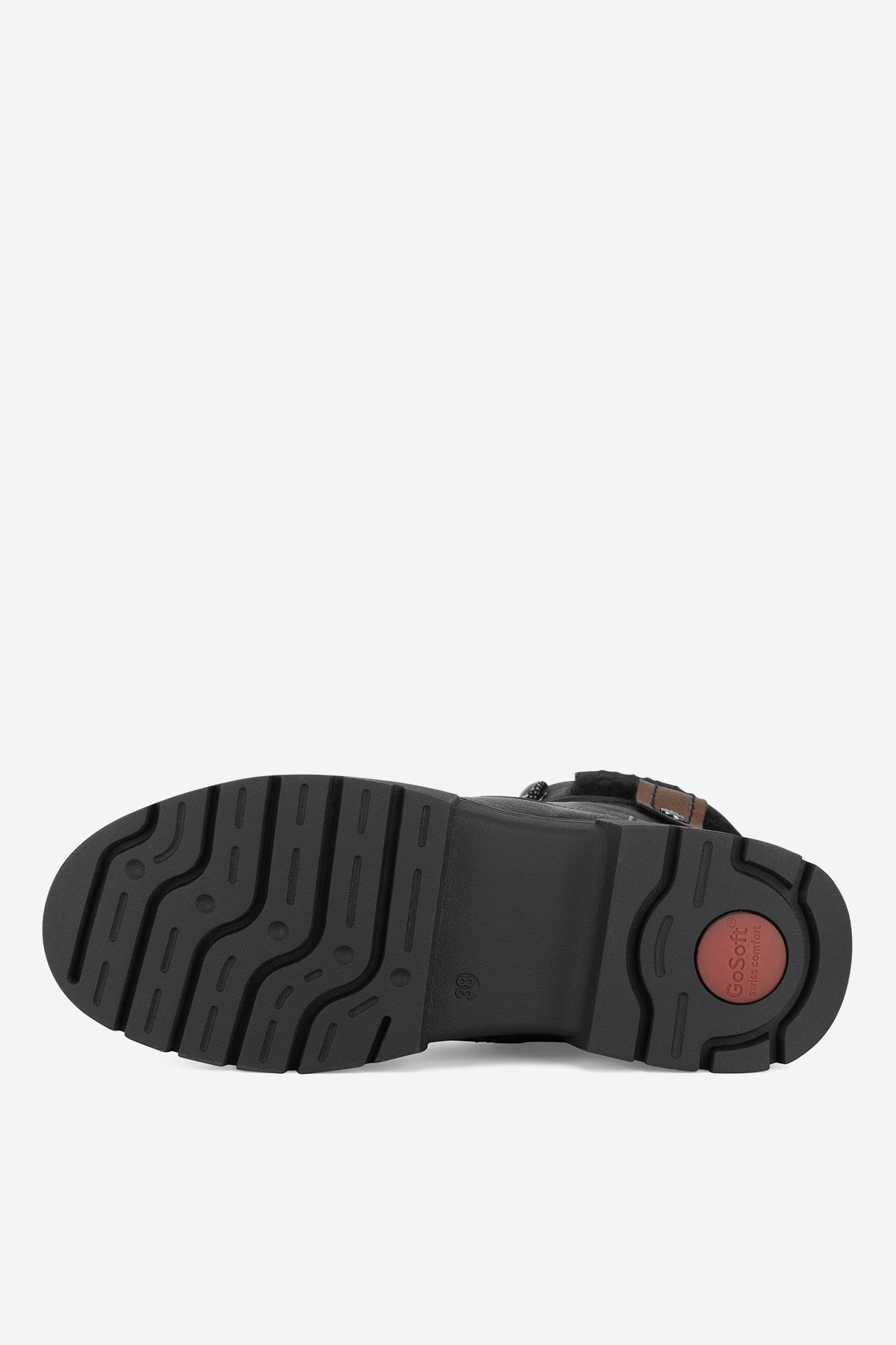 Šněrovací vyšší obuv ČERNÁ