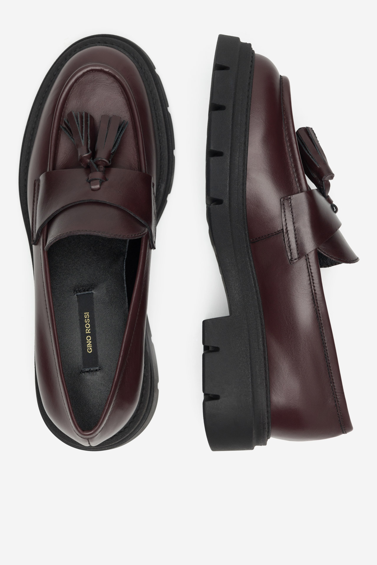 Mokasinke Bordo rdeča