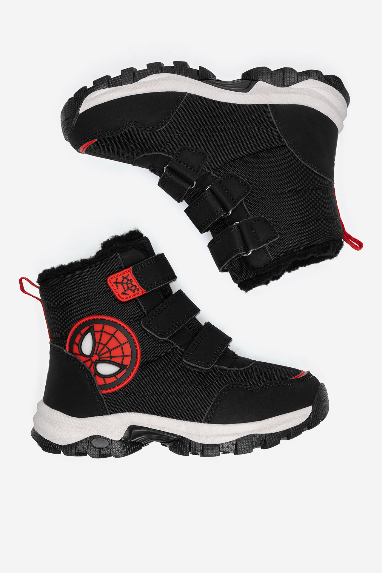 Šněrovací vyšší obuv ČERNÁ