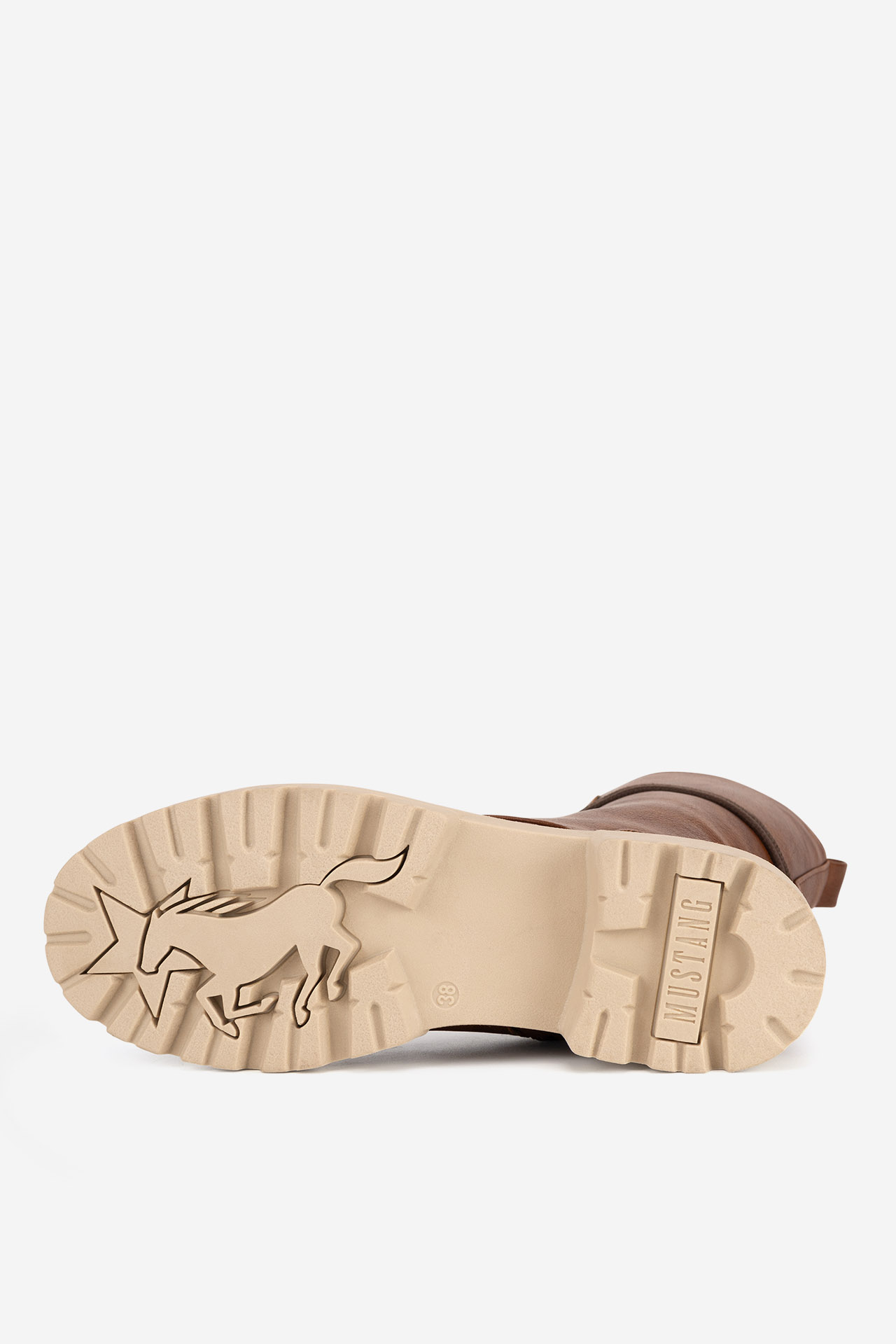 Gležnjarji z vezalkami Rjava