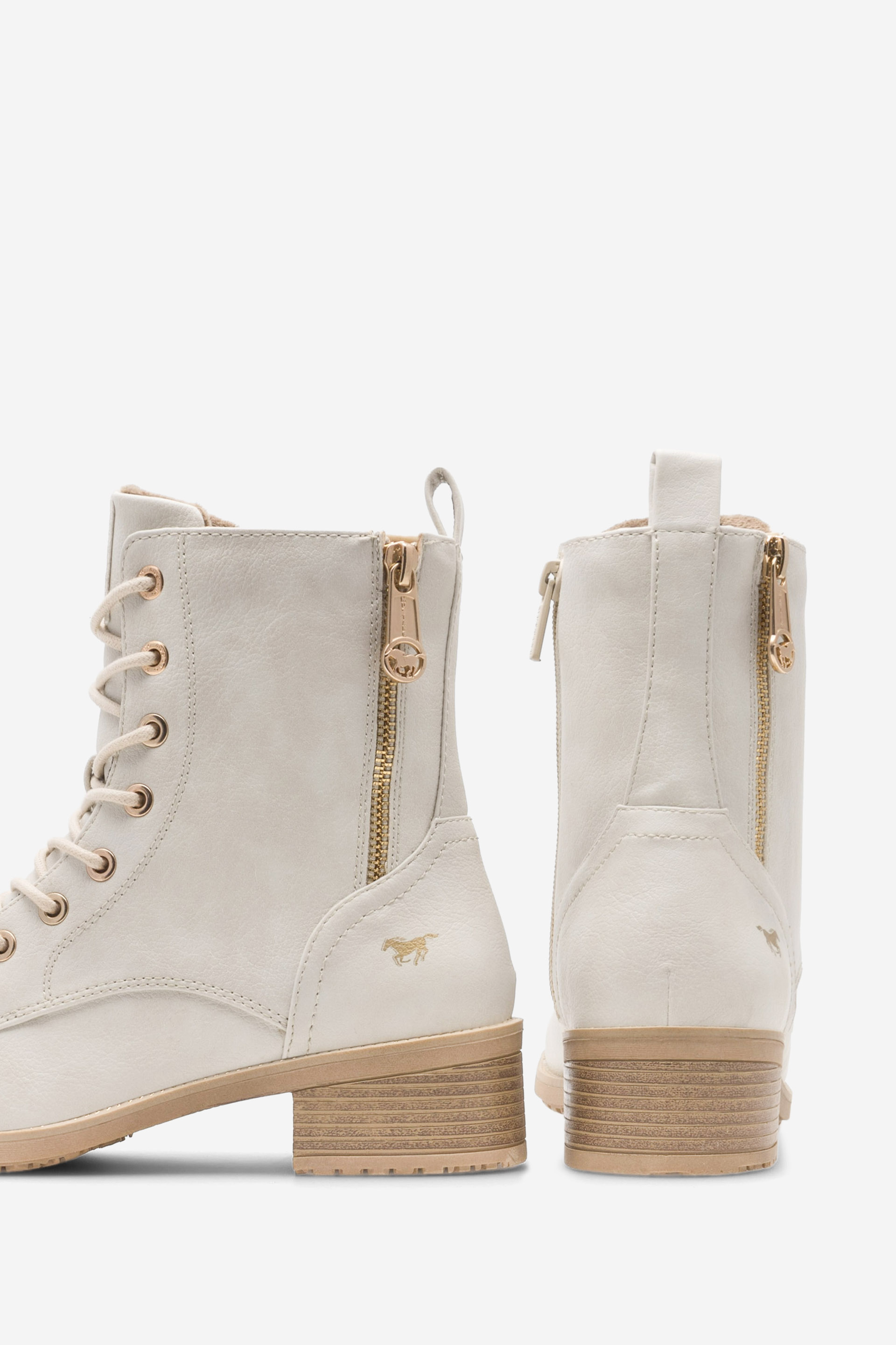 Šněrovací vyšší obuv BÍLÁ