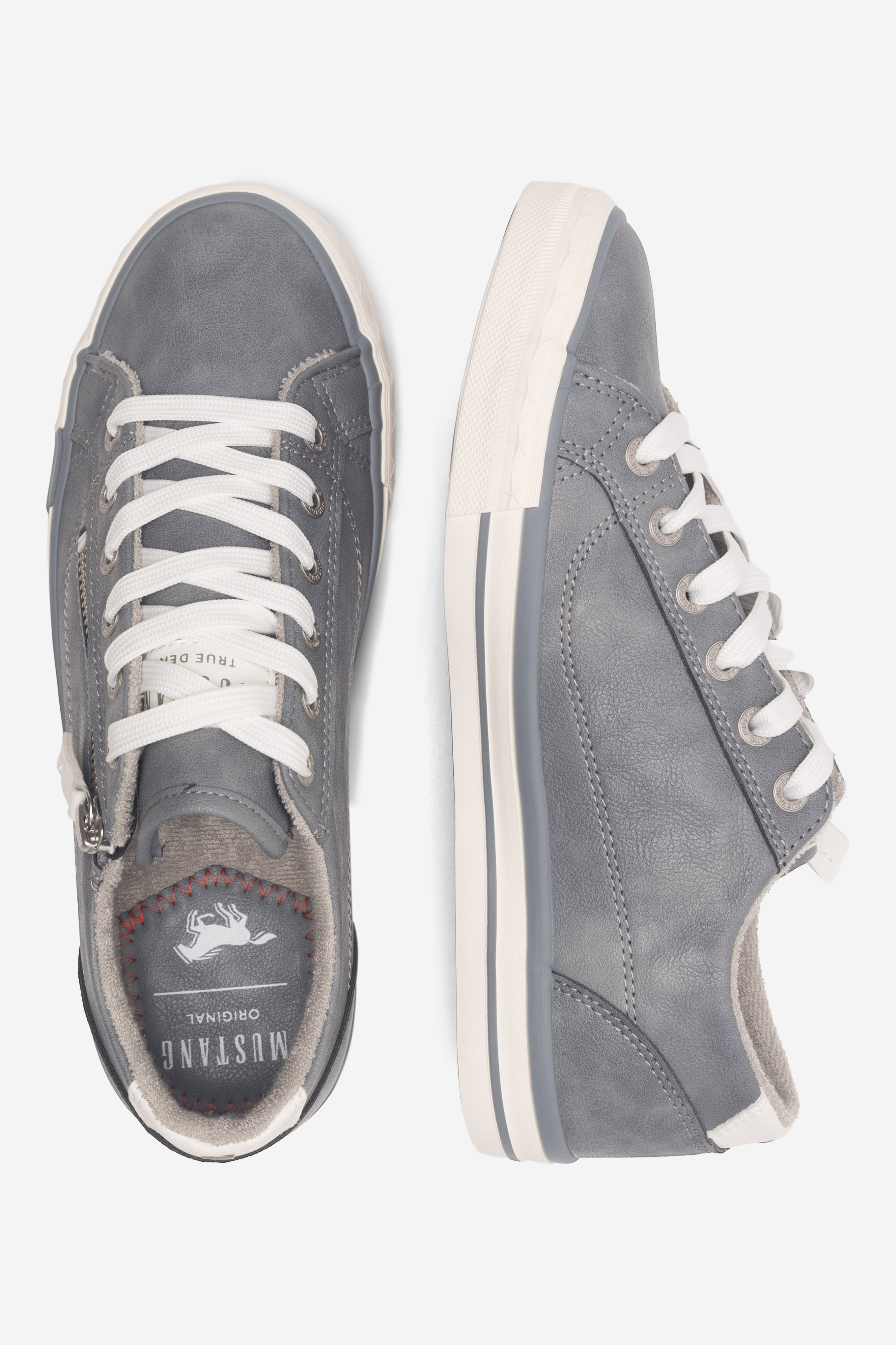 Plátěná obuv SVĚTLE ŠEDÁ