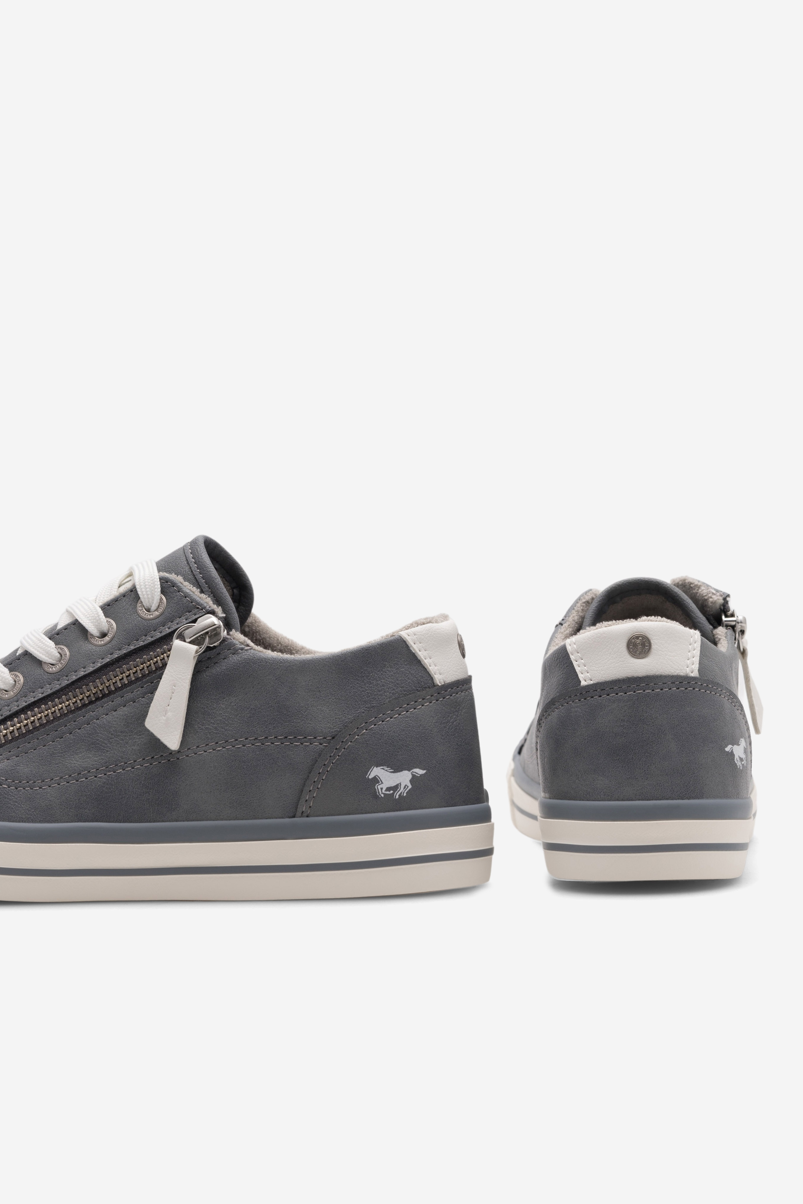 Plátěná obuv SVĚTLE ŠEDÁ