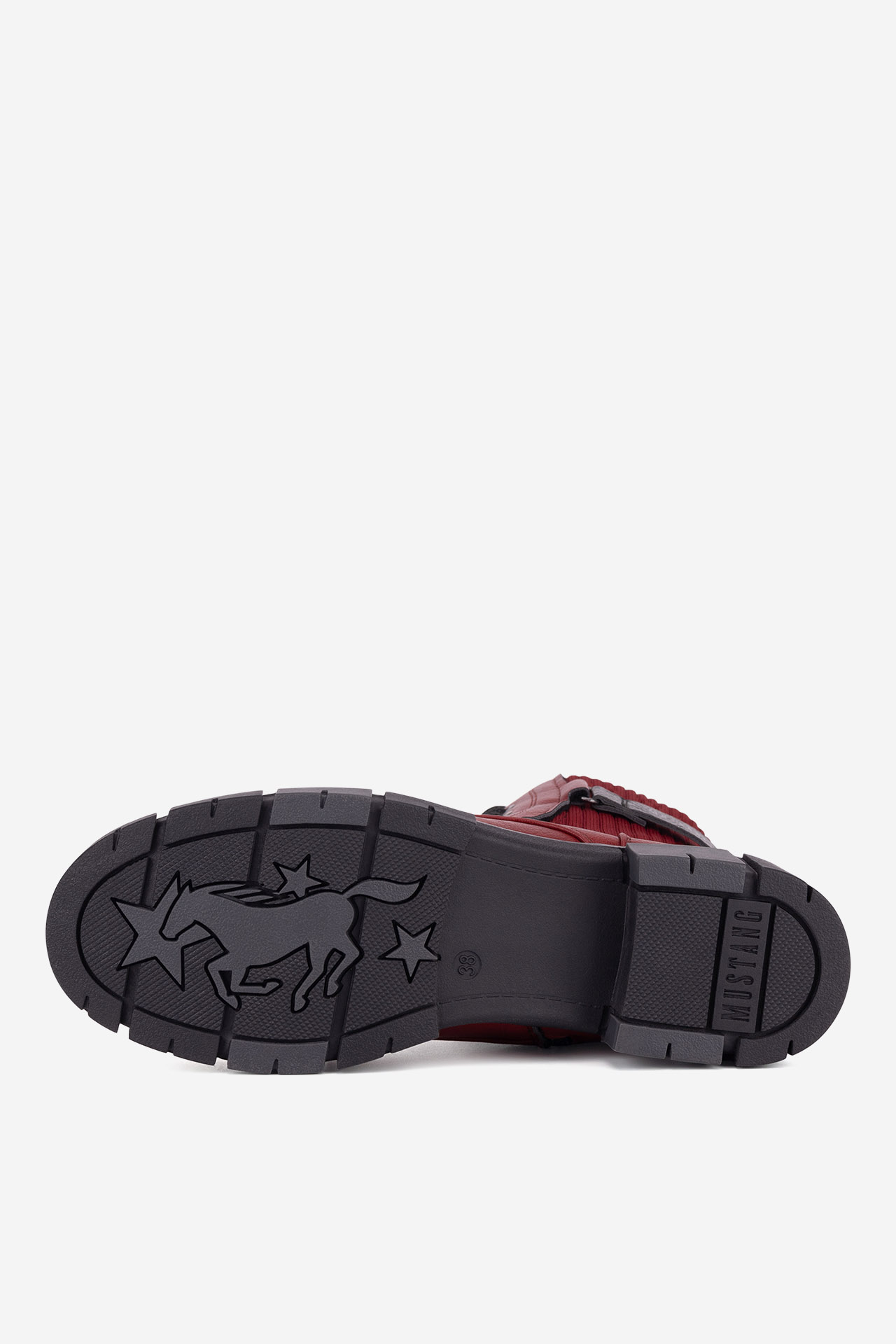 Šněrovací vyšší obuv ČERVENÁ