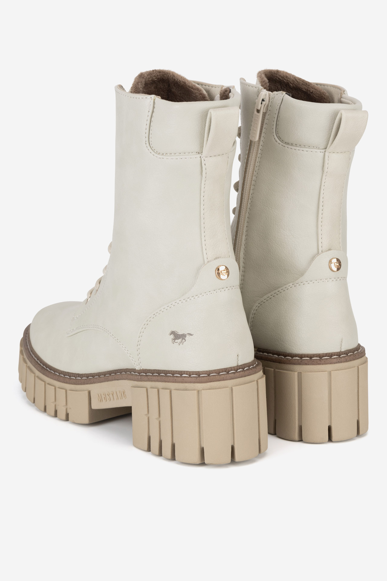 Šněrovací vyšší obuv BÍLÁ