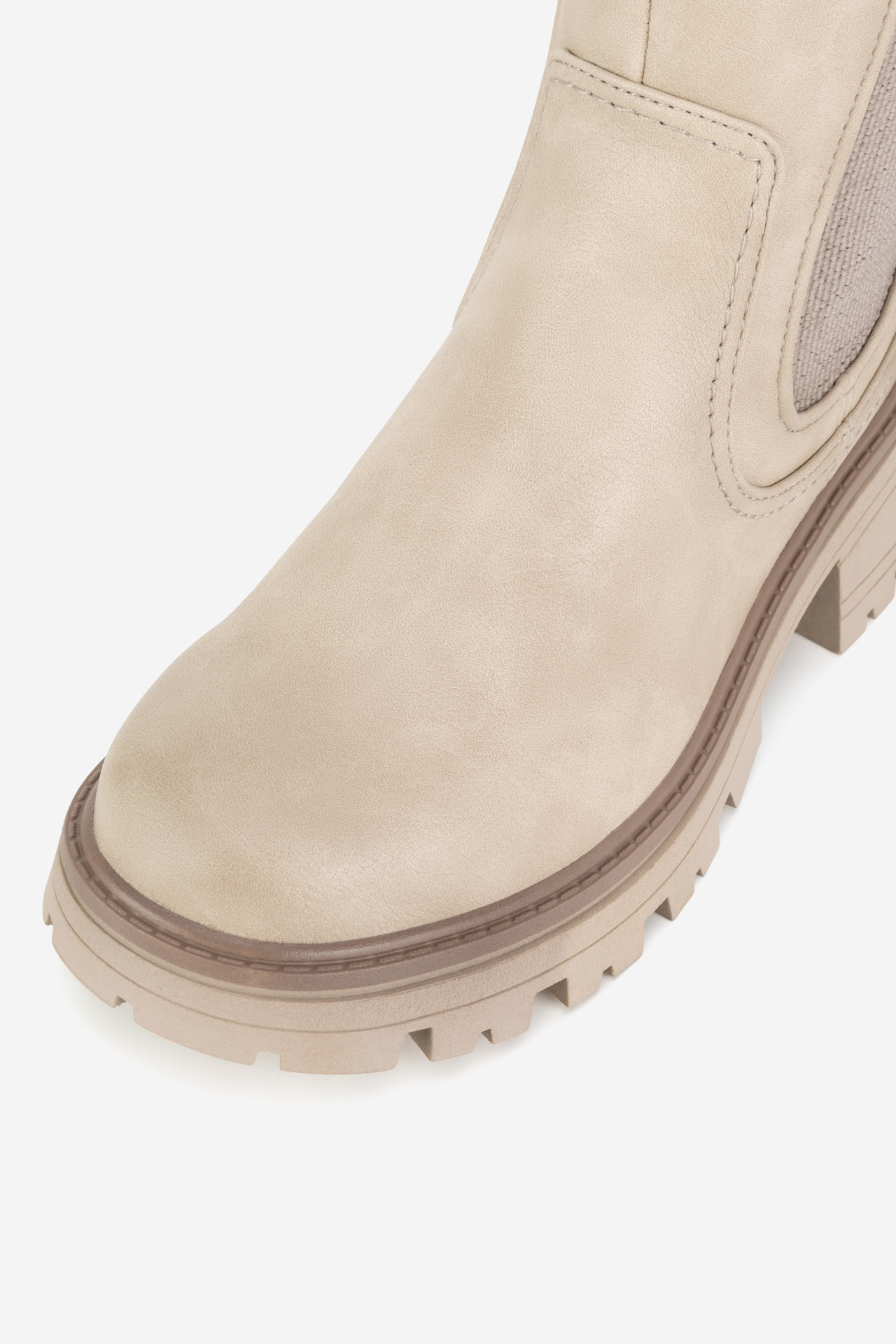 Gležnjarji chelsea Bež