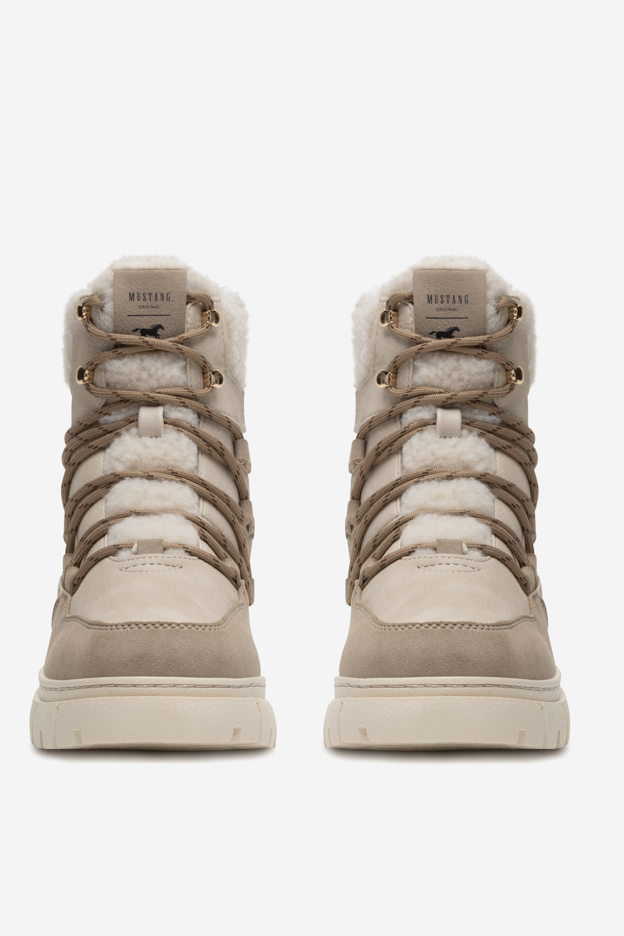 Šněrovací vyšší obuv BÍLÁ