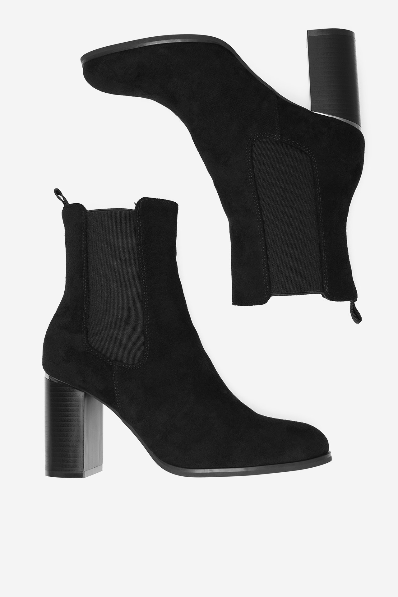 Kotníková obuv ČERNÁ