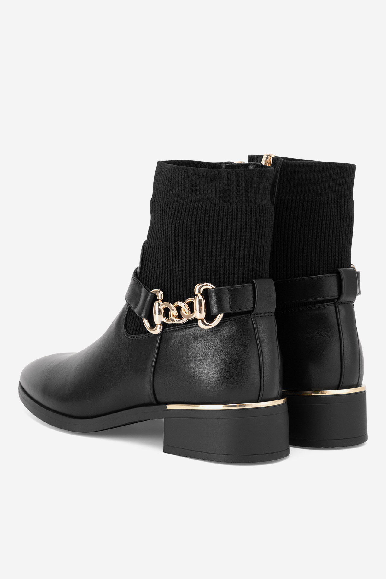 Kotníková obuv ČERNÁ