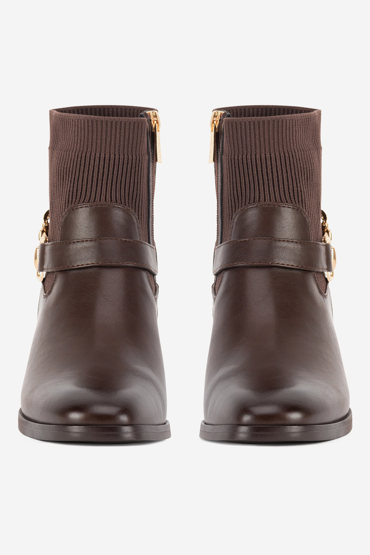 Kotníková obuv HNĚDÁ