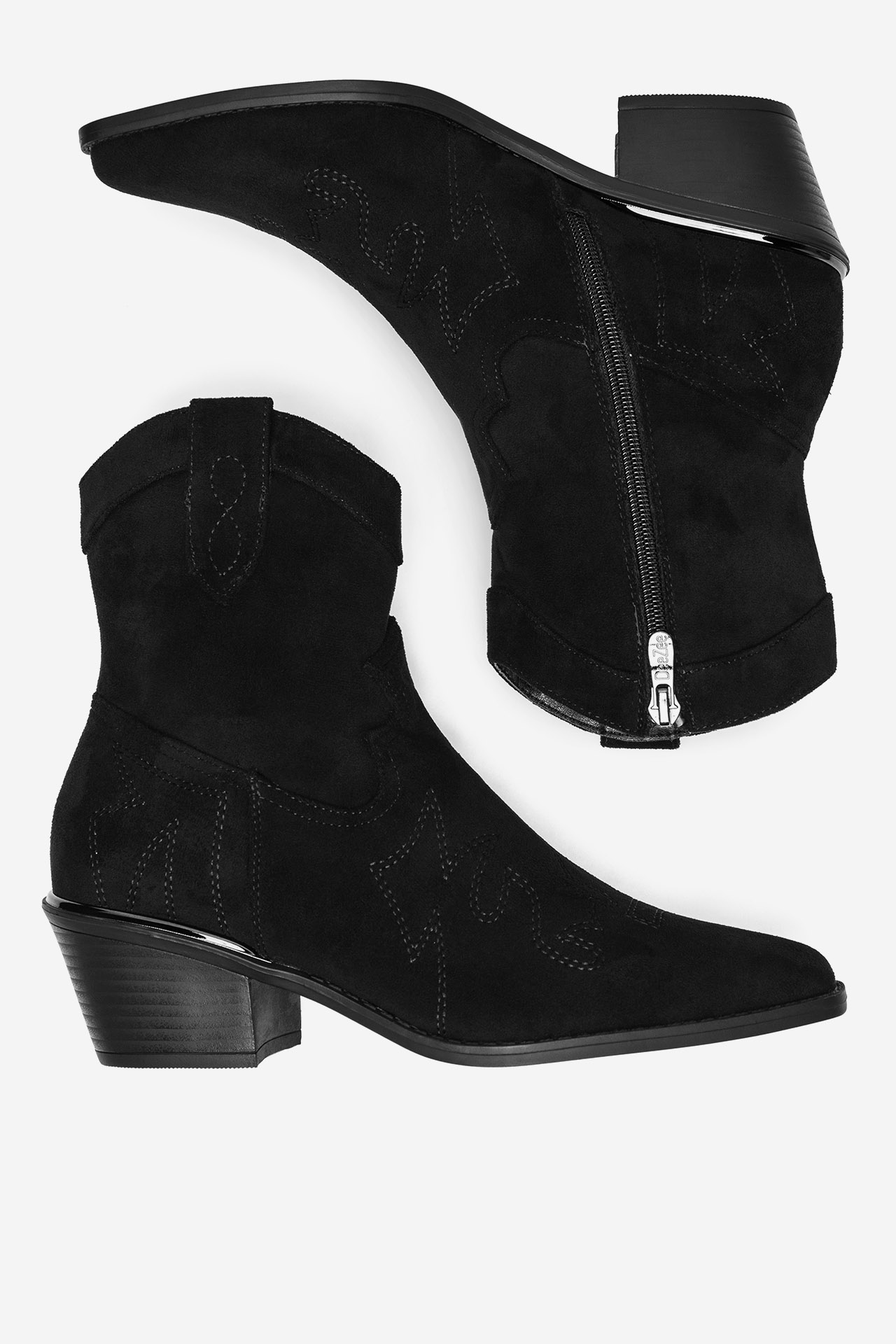 Kotníková obuv ČERNÁ