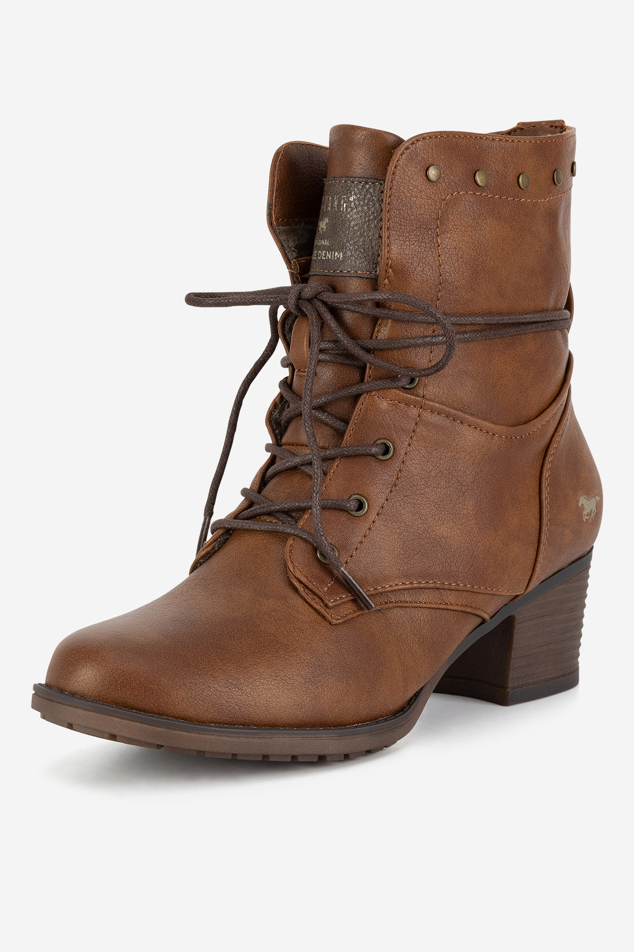 Šnurovacie topánky Hnedá