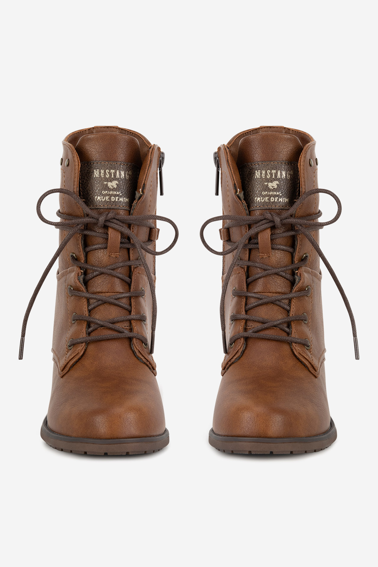 Šnurovacie topánky Hnedá