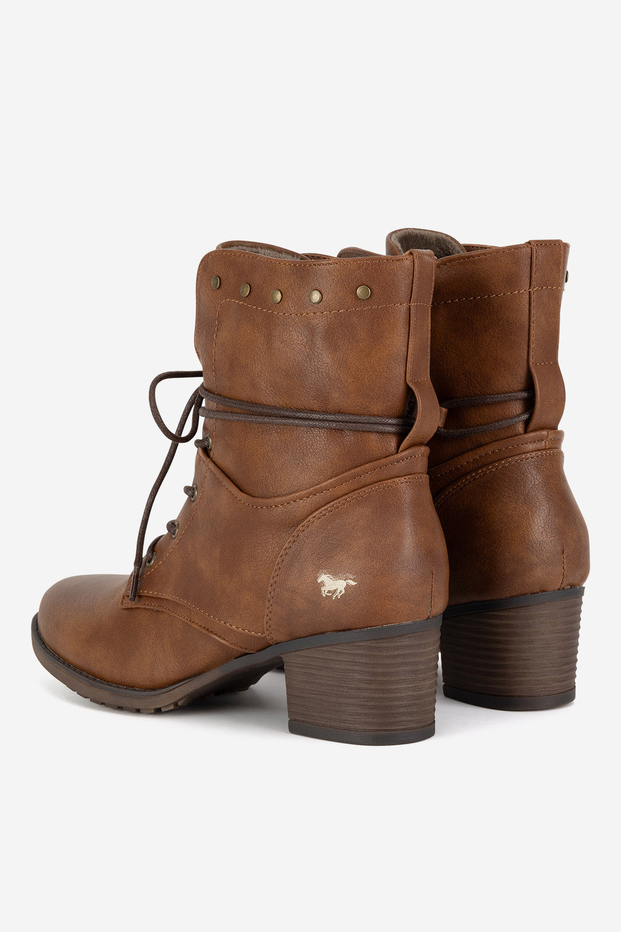 Šnurovacie topánky Hnedá