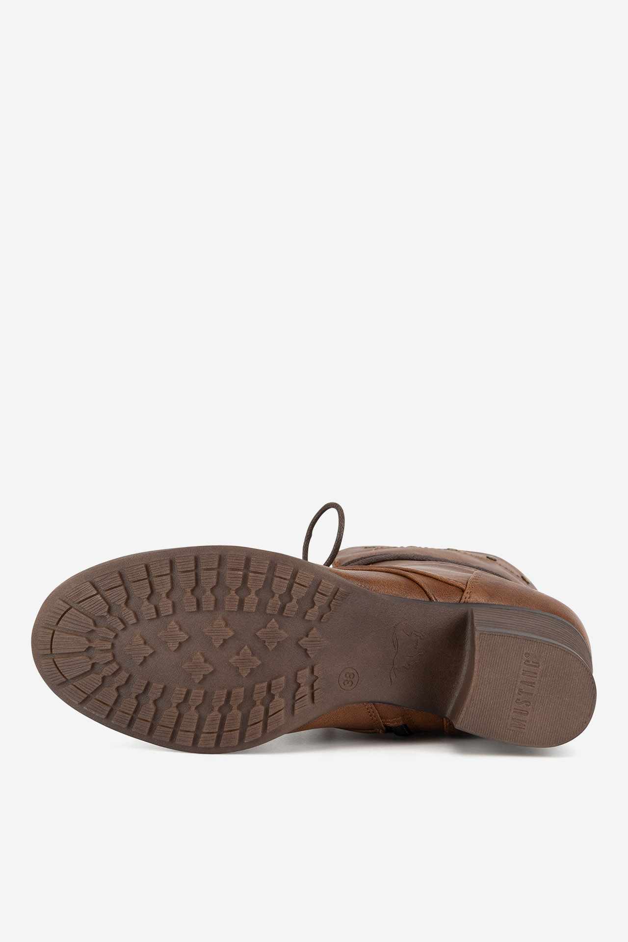 Šnurovacie topánky Hnedá