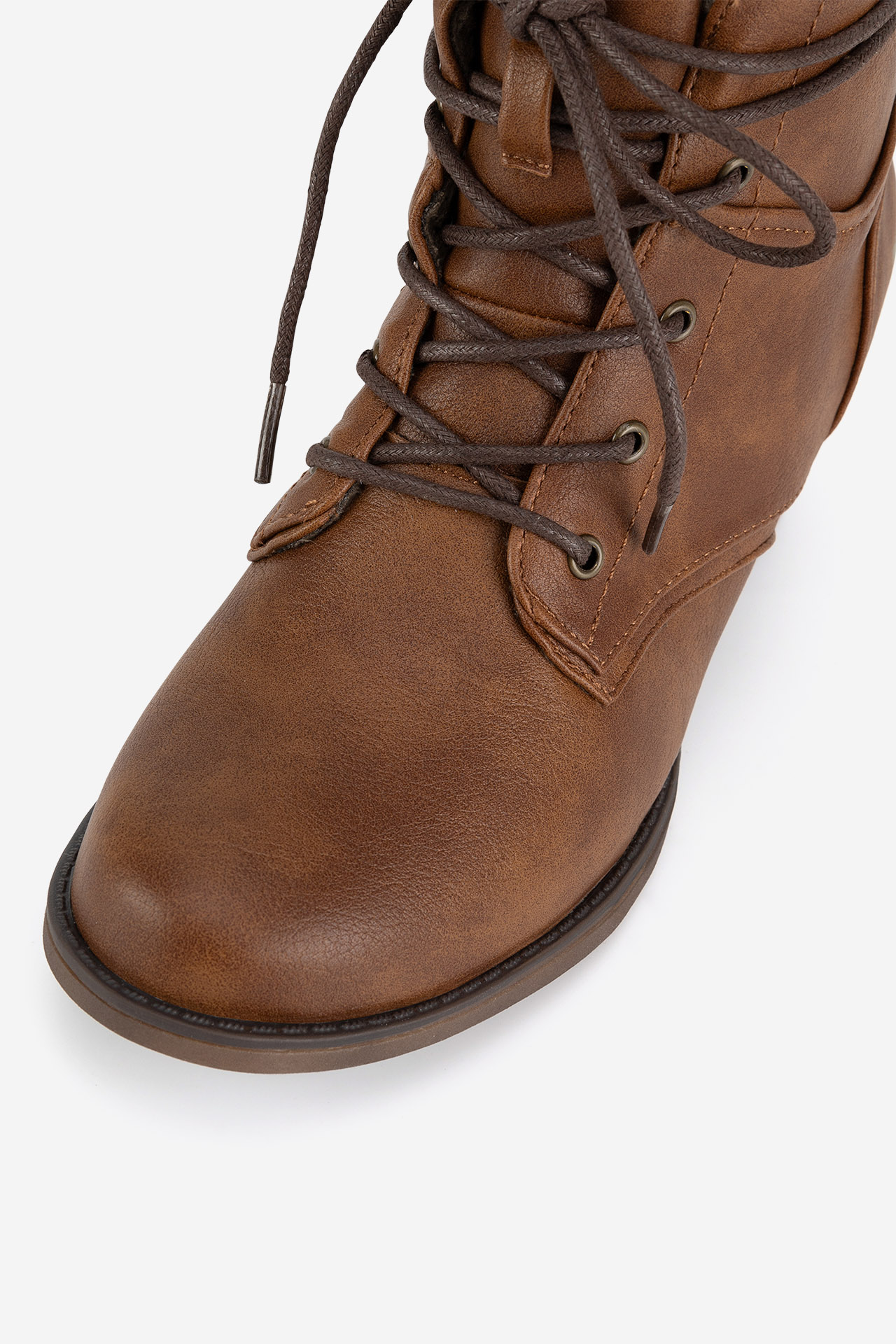 Šnurovacie topánky Hnedá